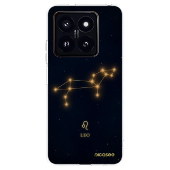 Picasee Xiaomi 14 Pro Hülle - Transparentes Silikon - LEO