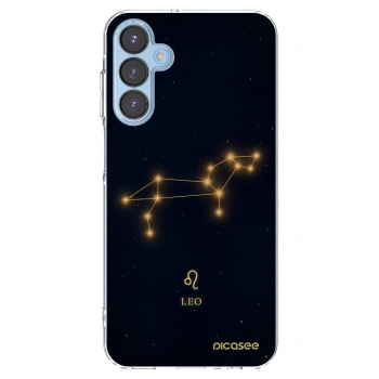 Picasee Samsung Galaxy A15 A156B 5G Hülle - Transparentes Silikon - LEO