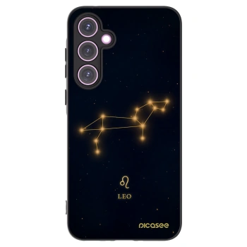 Picasee Samsung Galaxy A35 5G A356B Hülle - Schwarzes Silikon - LEO