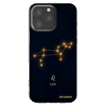 Picasee Apple iPhone 16 Pro Max Hülle - Transparentes Silikon - LEO