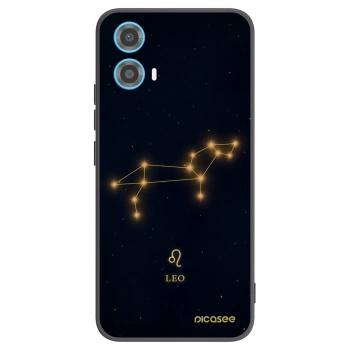 Picasee Motorola Moto G34 5G Hülle - Schwarzes Silikon - LEO