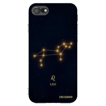Picasee Apple iPhone 8 Hülle - Transparentes Silikon - LEO