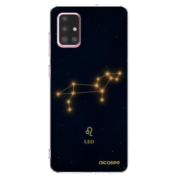 Picasee Samsung Galaxy A71 A715F Hülle - Transparentes Silikon - LEO