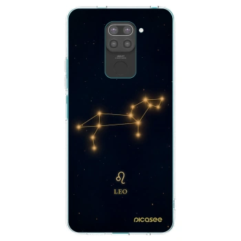 Picasee Xiaomi Redmi Note 9 Hülle - Schwarzes Silikon - LEO