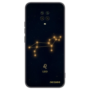 Picasee Xiaomi Redmi Note 9S Hülle - Schwarzes Silikon - LEO