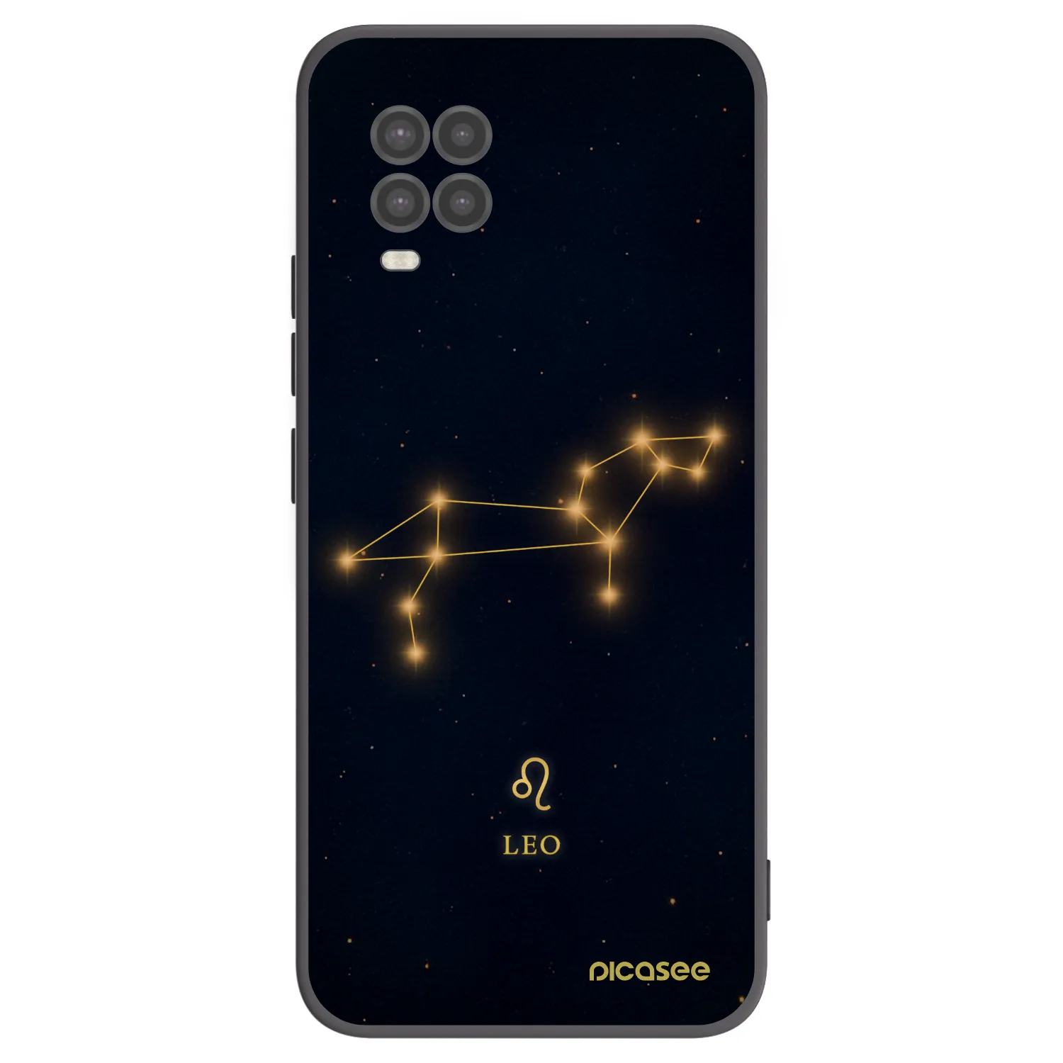 Picasee Xiaomi Mi 10 Lite Hülle - Schwarzes Silikon - LEO