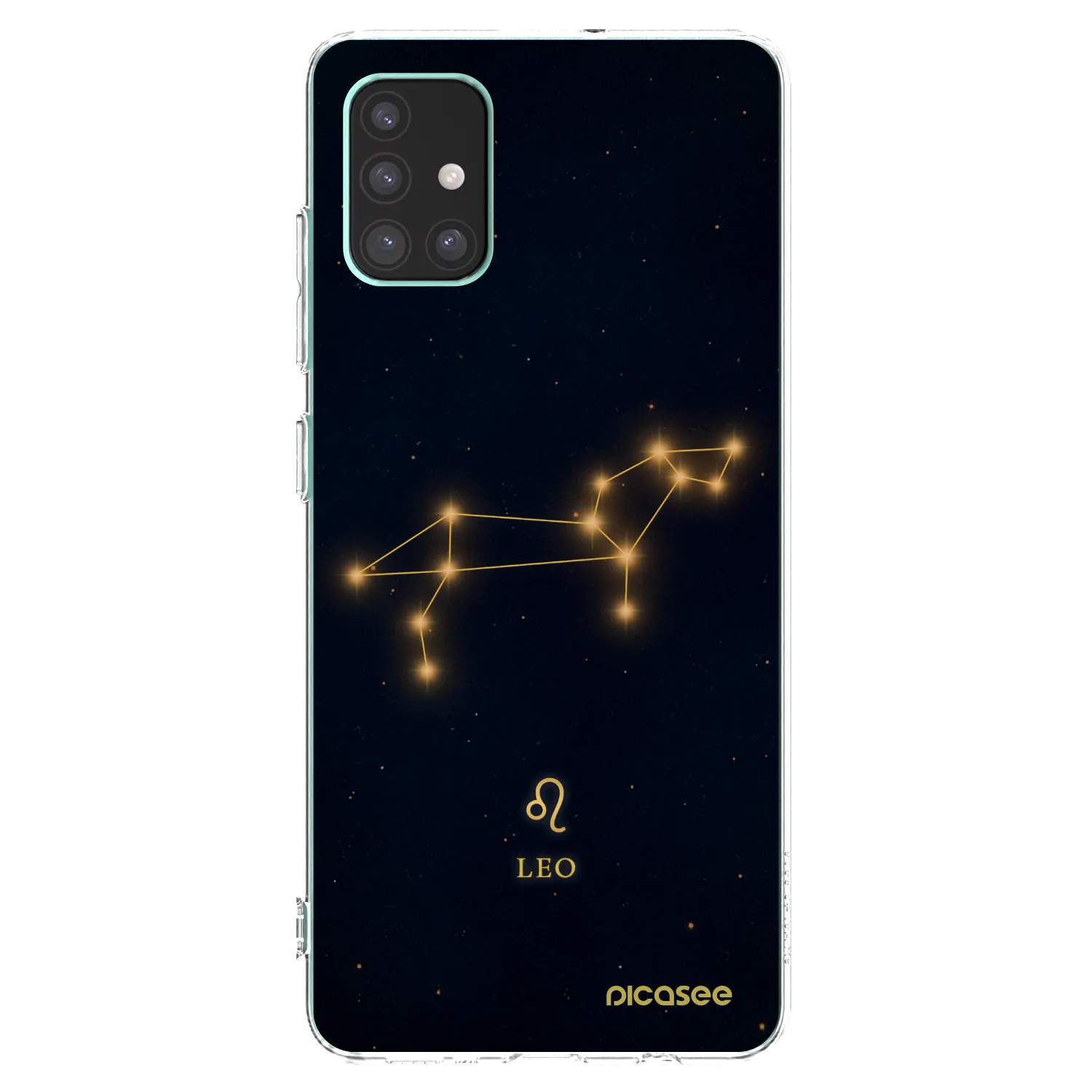 Picasee Samsung Galaxy M51 M515F Hülle - Transparentes Silikon - LEO