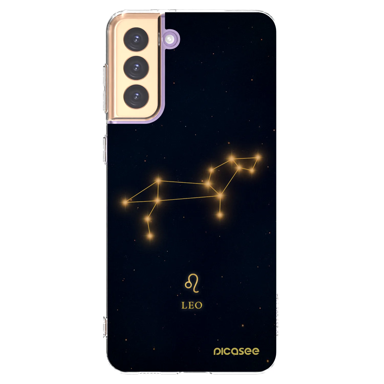Picasee Samsung Galaxy S21+ 5G G996F Hülle - Transparentes Silikon - LEO