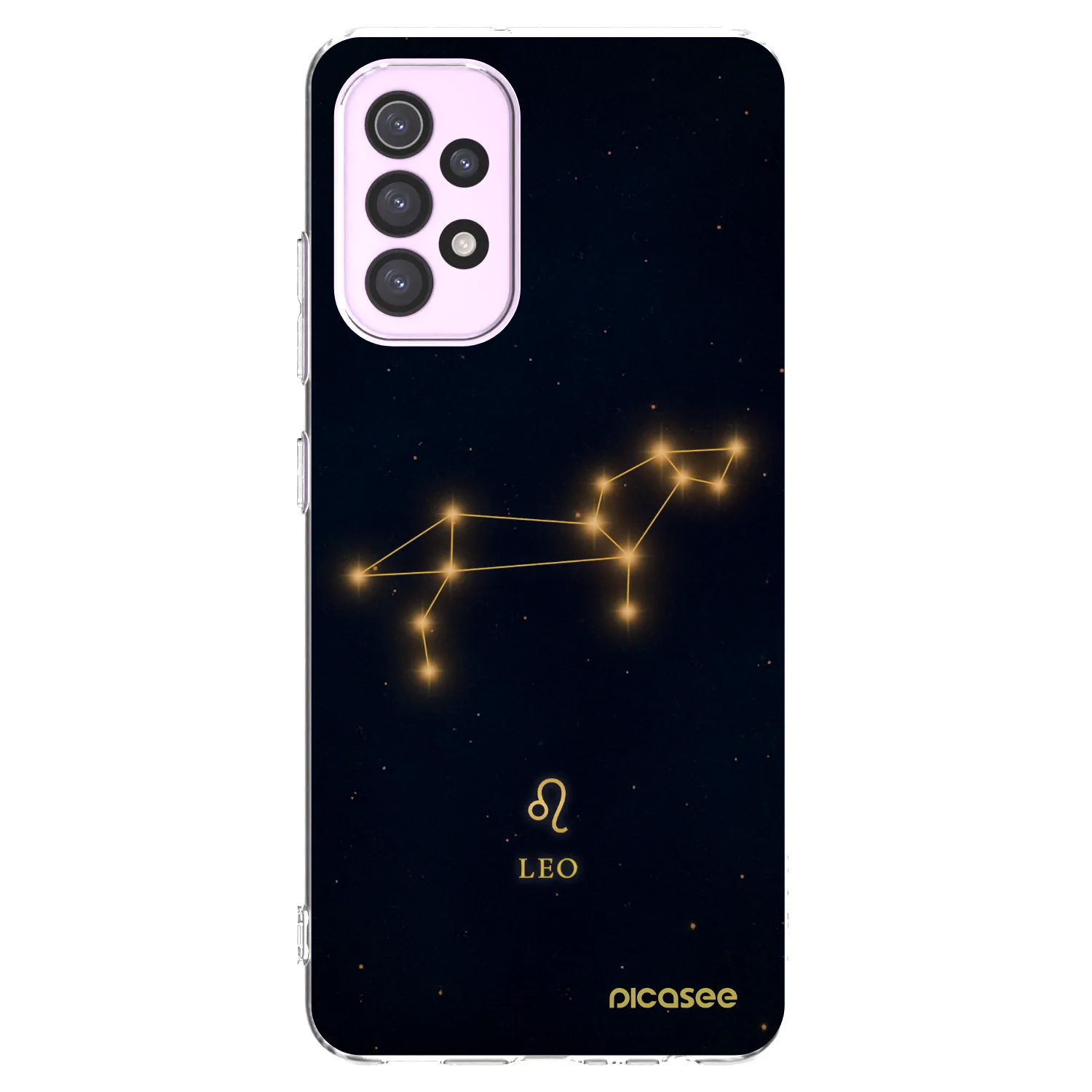 Picasee Samsung Galaxy A32 5G A326B Hülle - Transparentes Silikon - LEO
