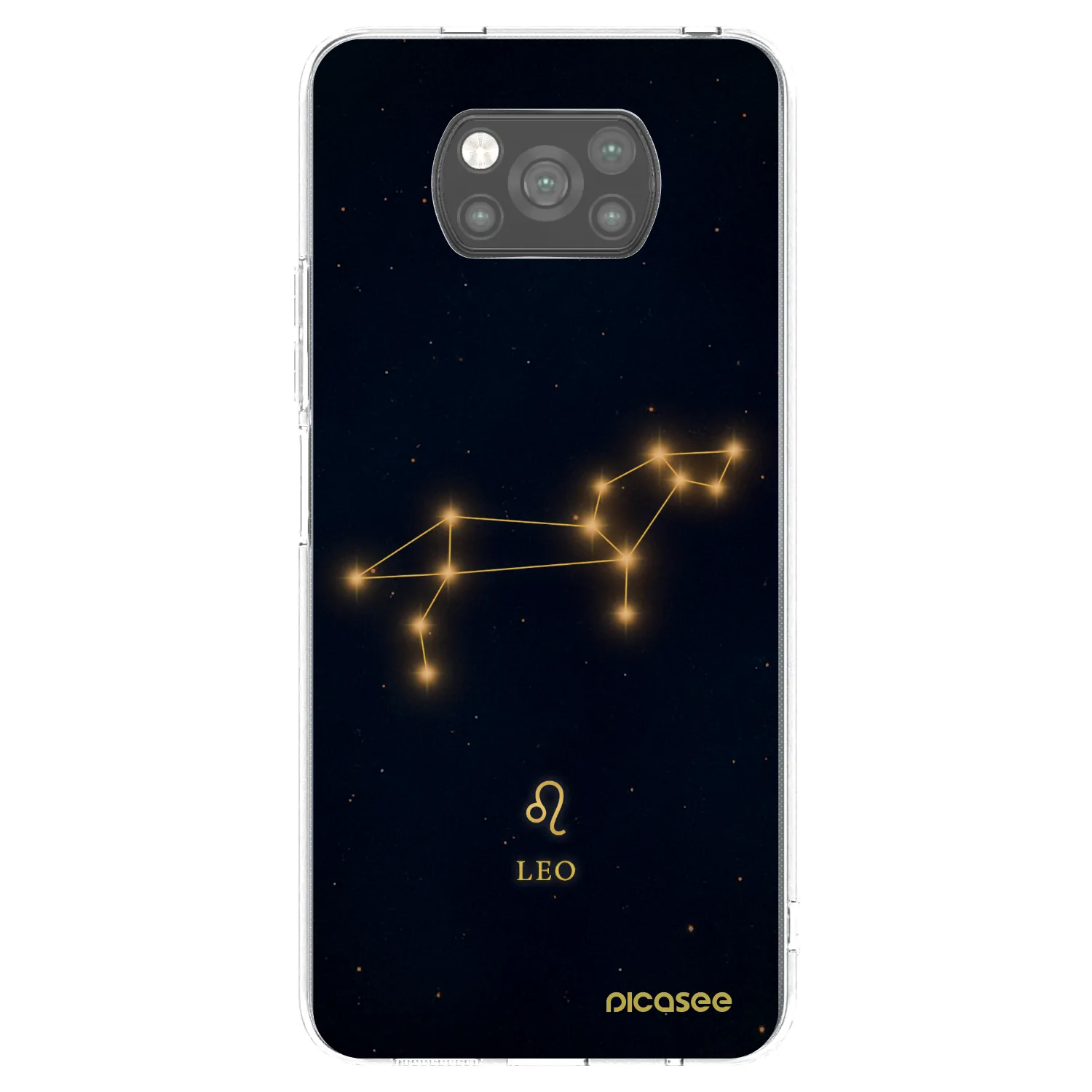Picasee Xiaomi Poco X3 Pro Hülle - Schwarzes Silikon - LEO