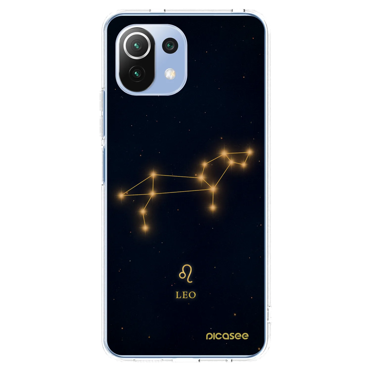 Picasee Xiaomi Mi 11 Lite Hülle - Transparentes Silikon - LEO