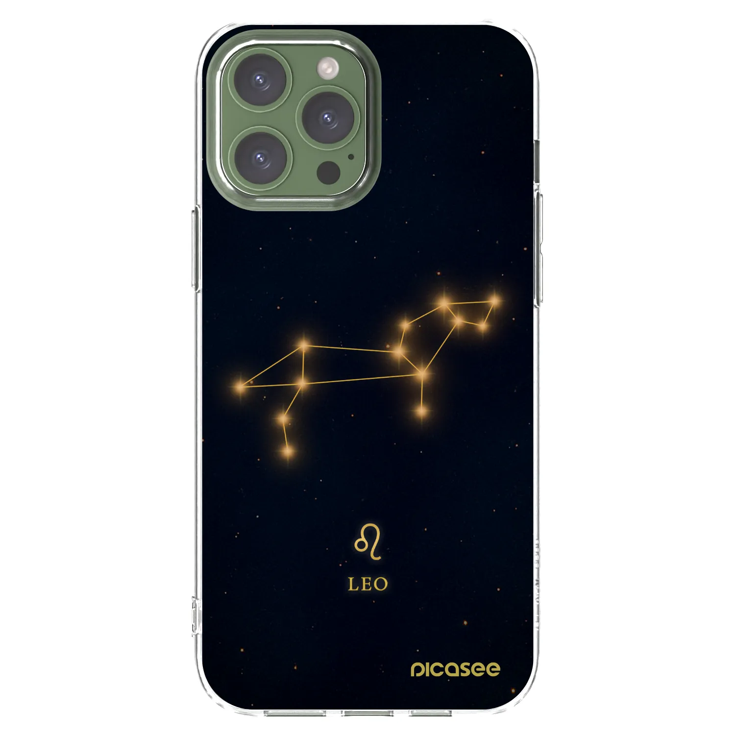 Picasee Apple iPhone 13 Pro Max Hülle - Transparentes Silikon - LEO