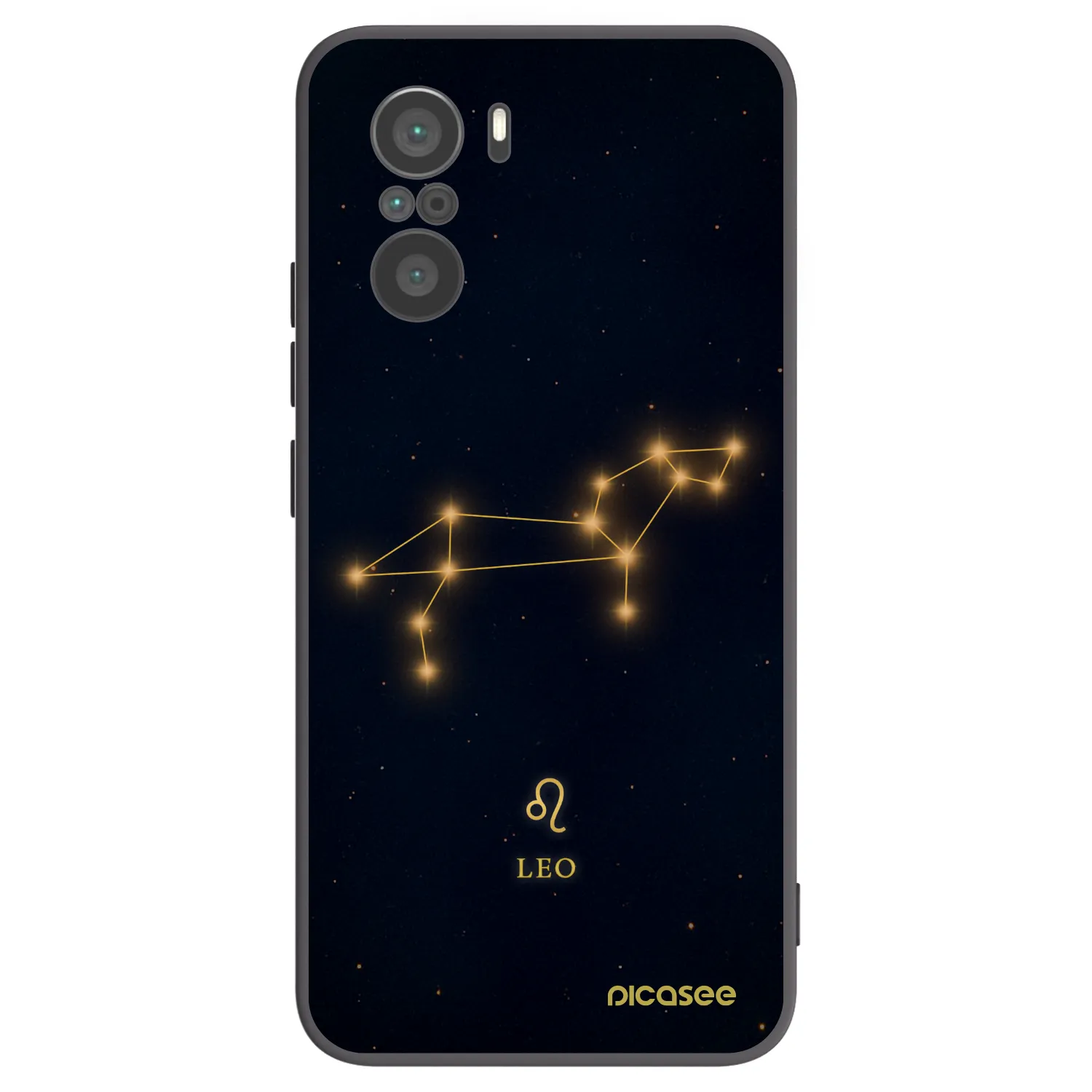 Picasee Xiaomi Poco F3 Hülle - Schwarzes Silikon - LEO