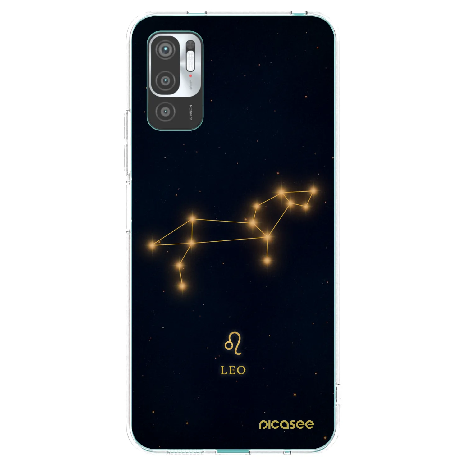 Picasee Xiaomi Redmi Note 10 5G Hülle - Transparentes Silikon - LEO