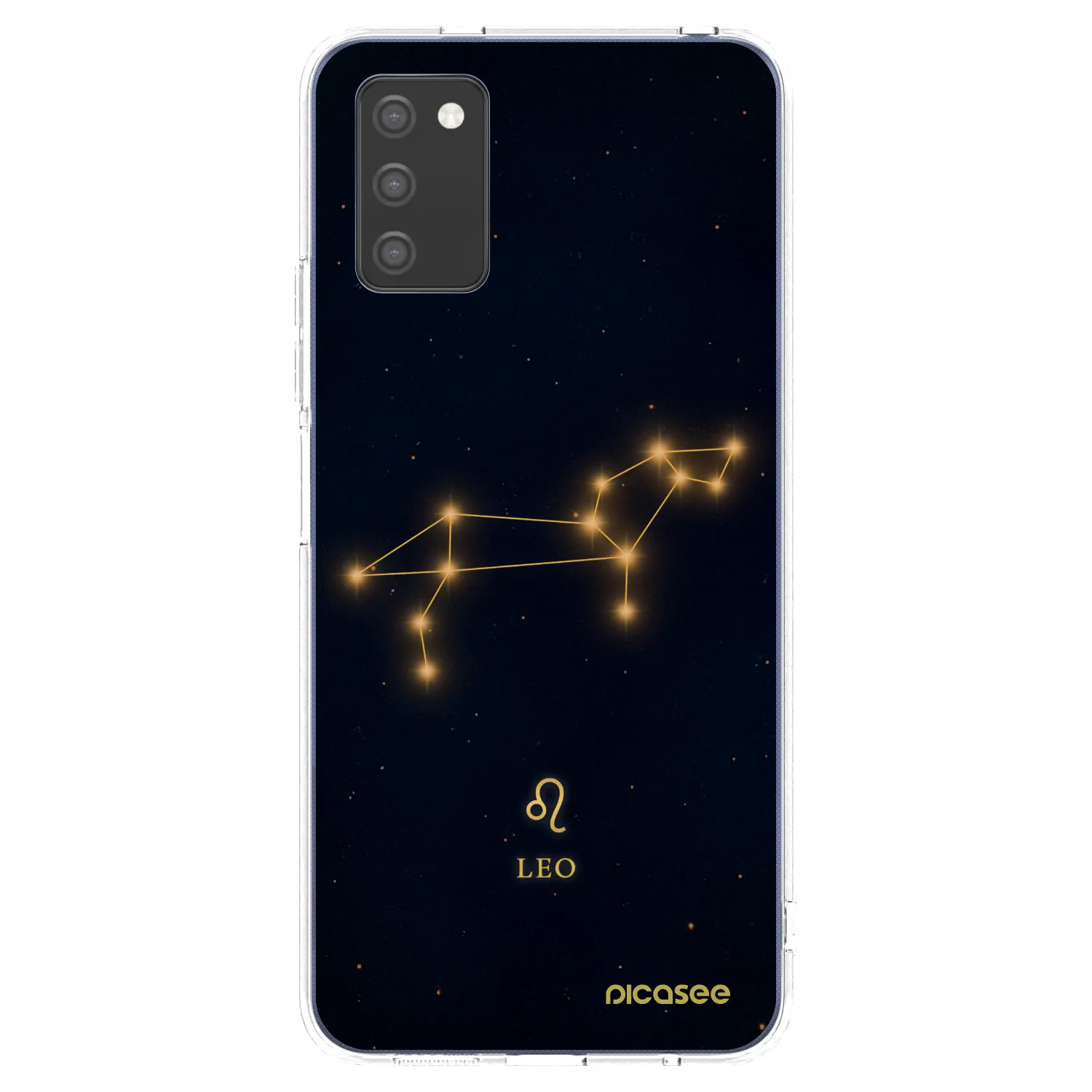 Picasee Samsung Galaxy A02s A025G Hülle - Transparentes Silikon - LEO