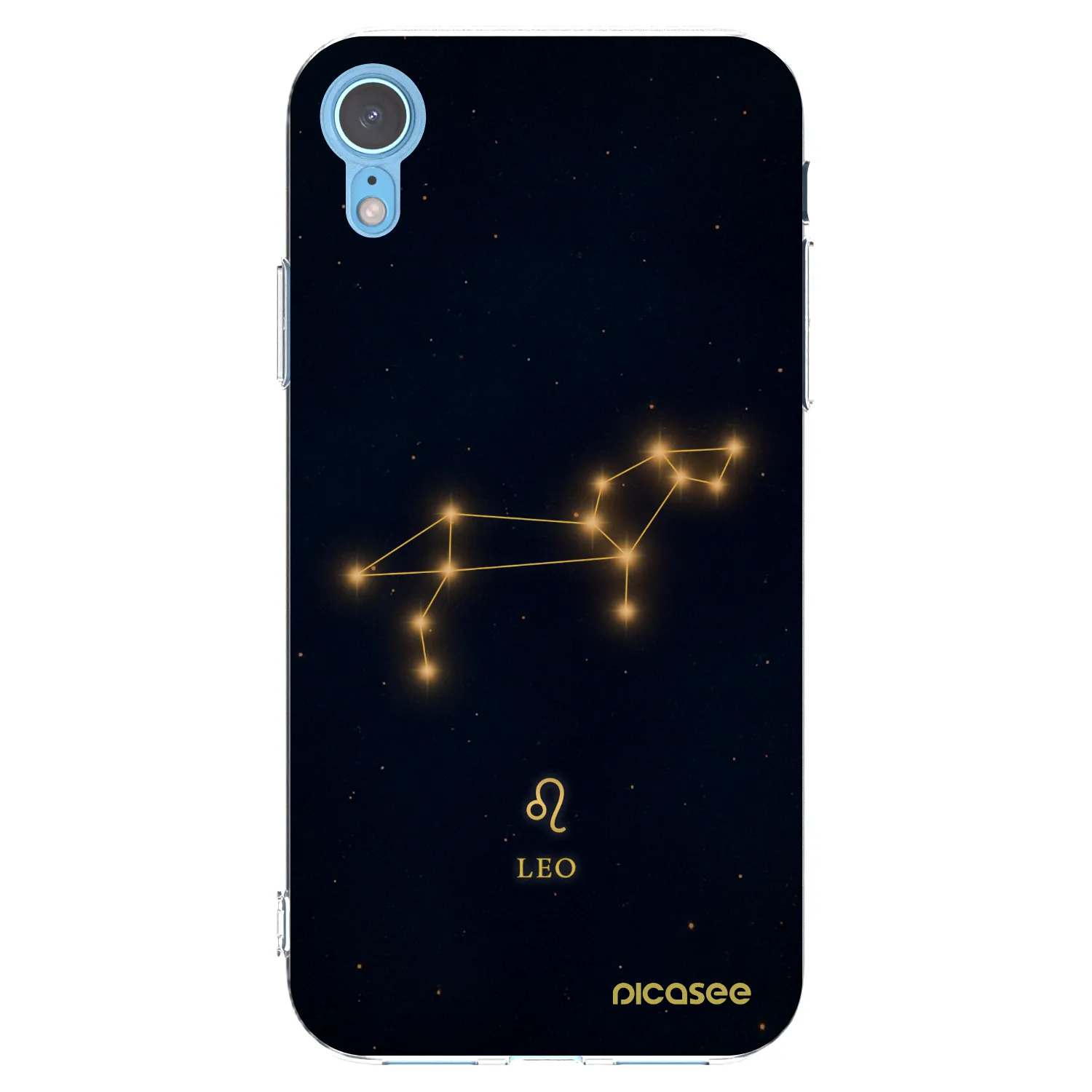 Picasee Apple iPhone XR Hülle - Transparentes Silikon - LEO