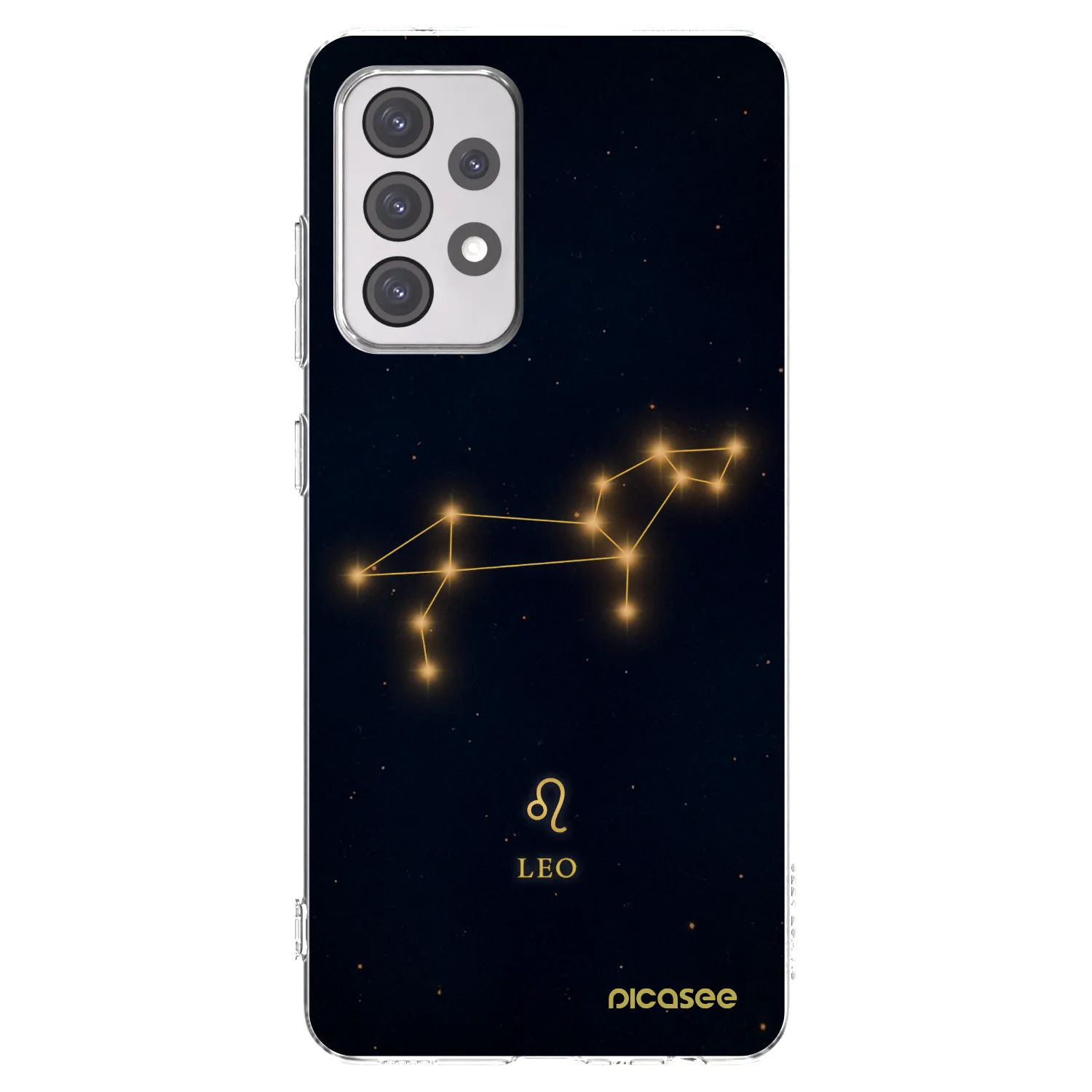 Picasee Samsung Galaxy A52s 5G A528B Hülle - Transparentes Silikon - LEO