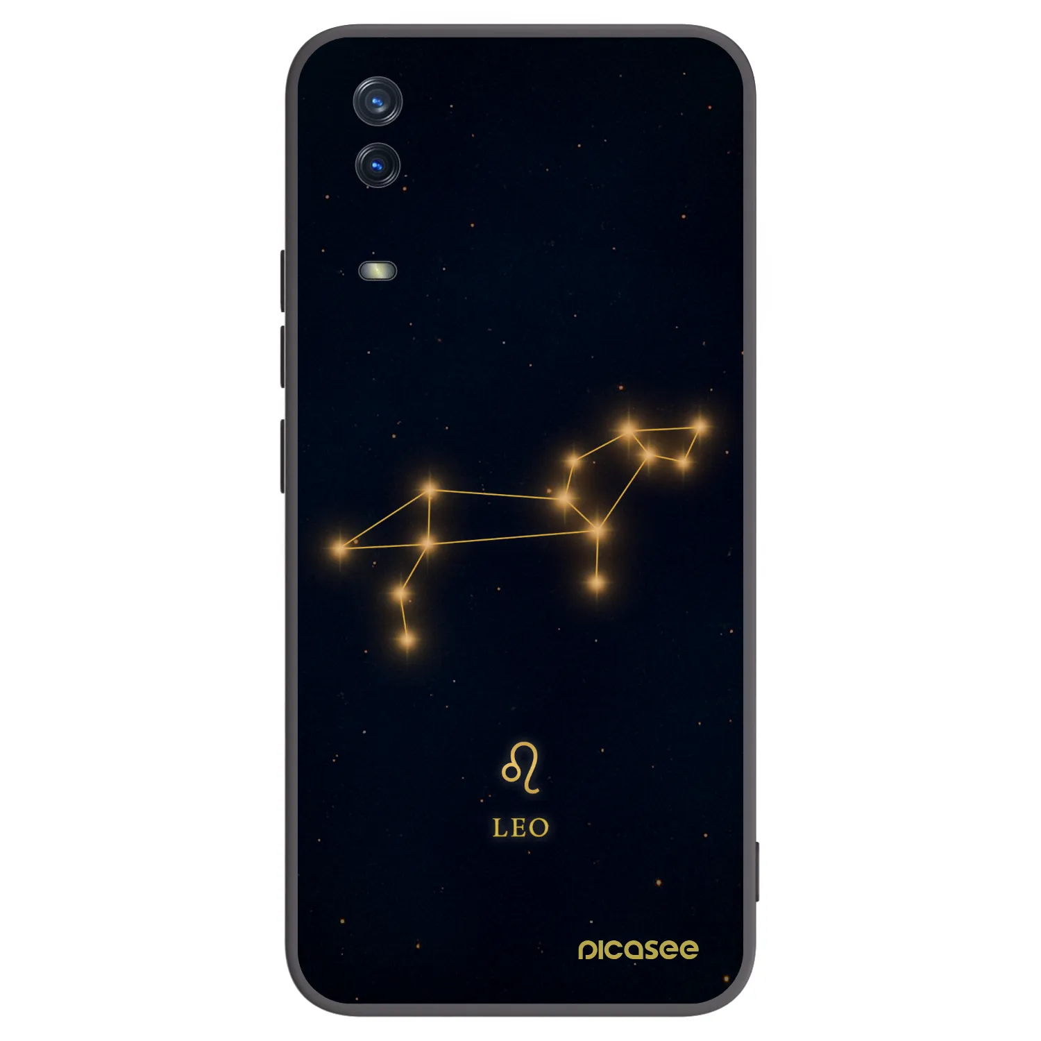 Picasee Vivo Y11s Hülle - Schwarzes Silikon - LEO