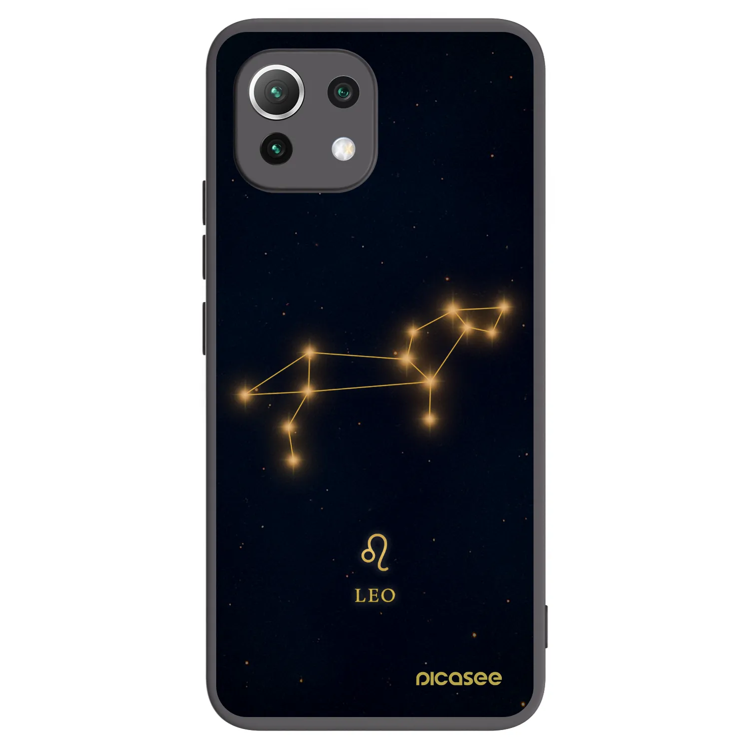 Picasee Xiaomi 11 Lite 5G NE Hülle - Schwarzes Silikon - LEO