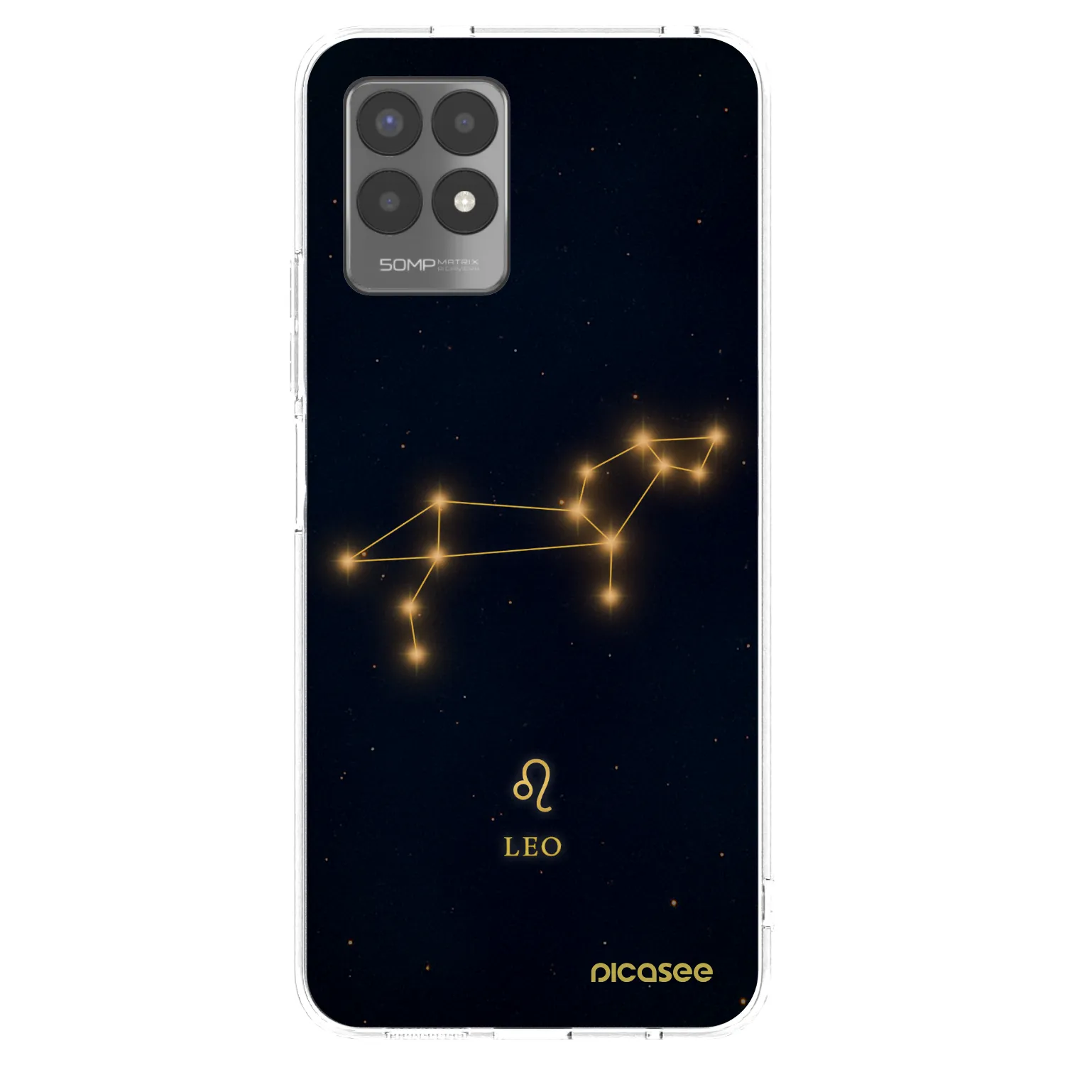 Picasee Realme 8i Hülle - Transparentes Silikon - LEO