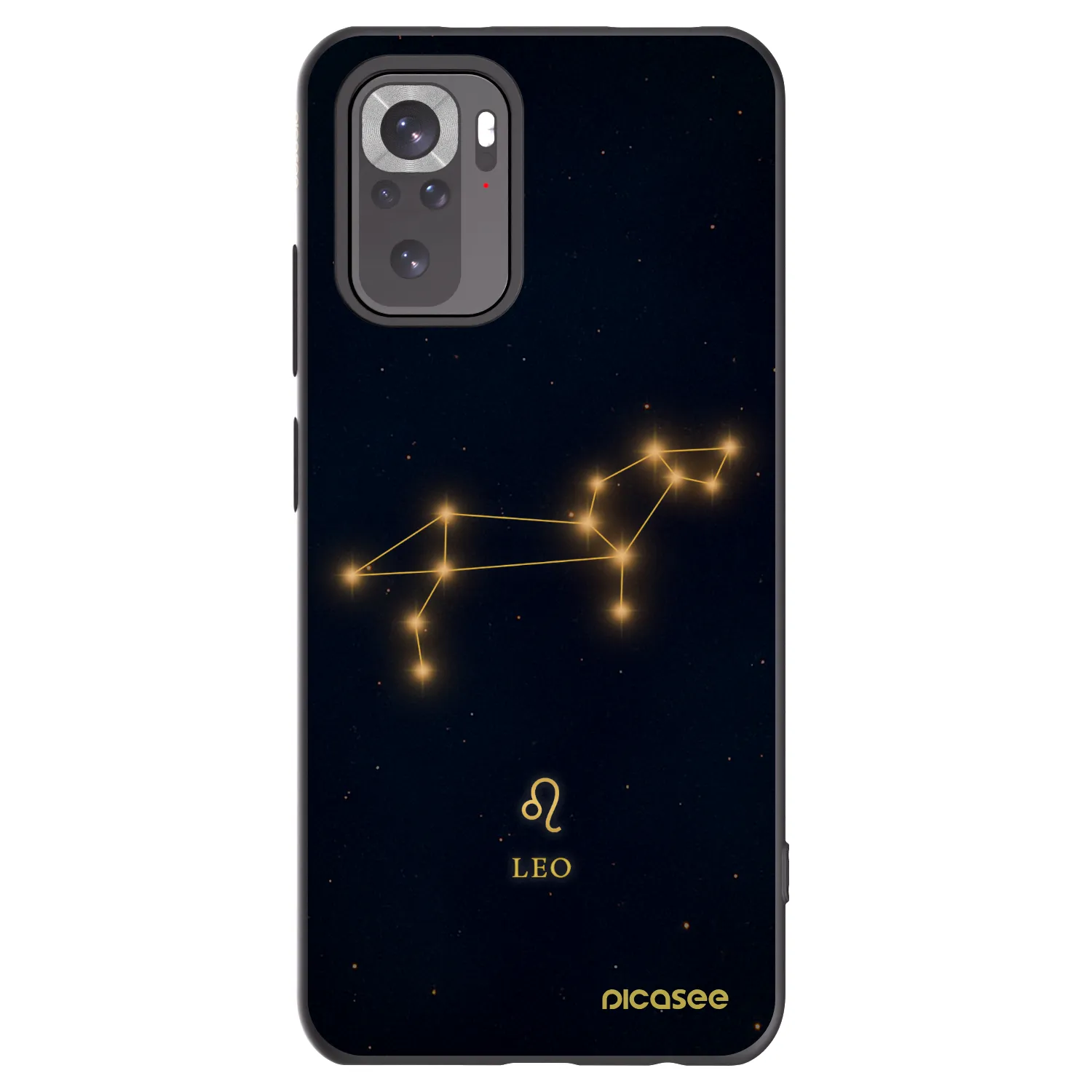 Picasee Xiaomi Redmi Note 11S 4G Hülle - Schwarzes Silikon - LEO