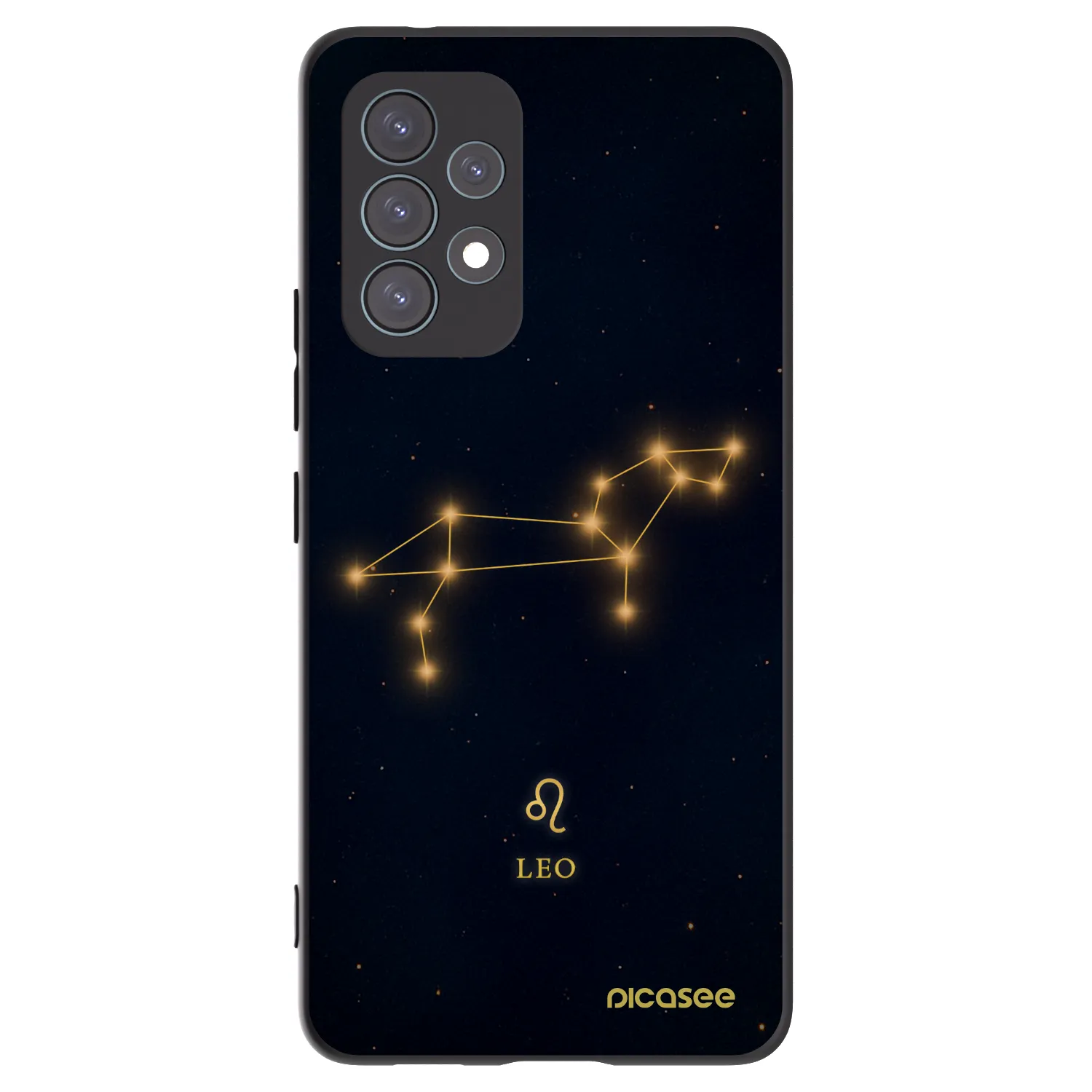 Picasee Samsung Galaxy A53 5G A536 Hülle - Schwarzes Silikon - LEO