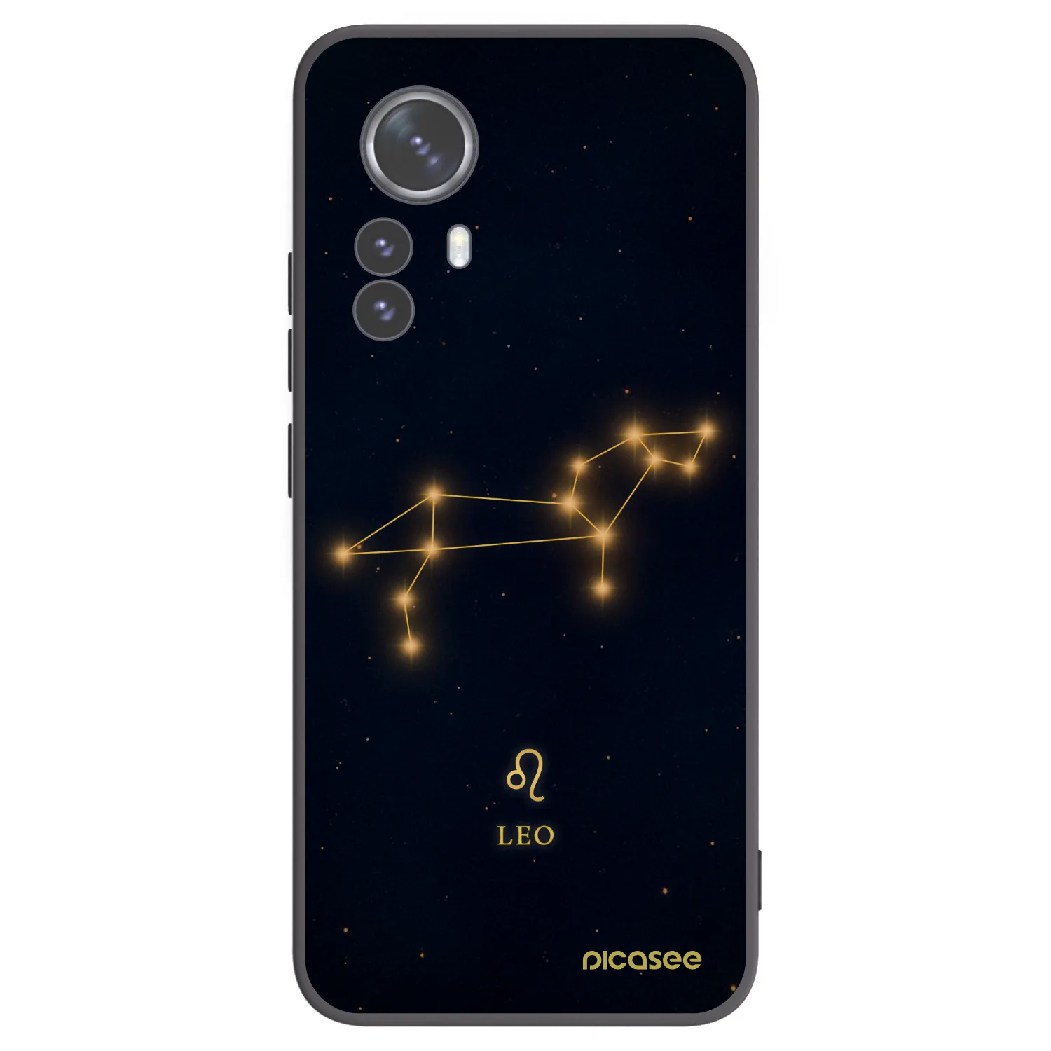 Picasee Xiaomi 12 Pro Hülle - Schwarzes Silikon - LEO