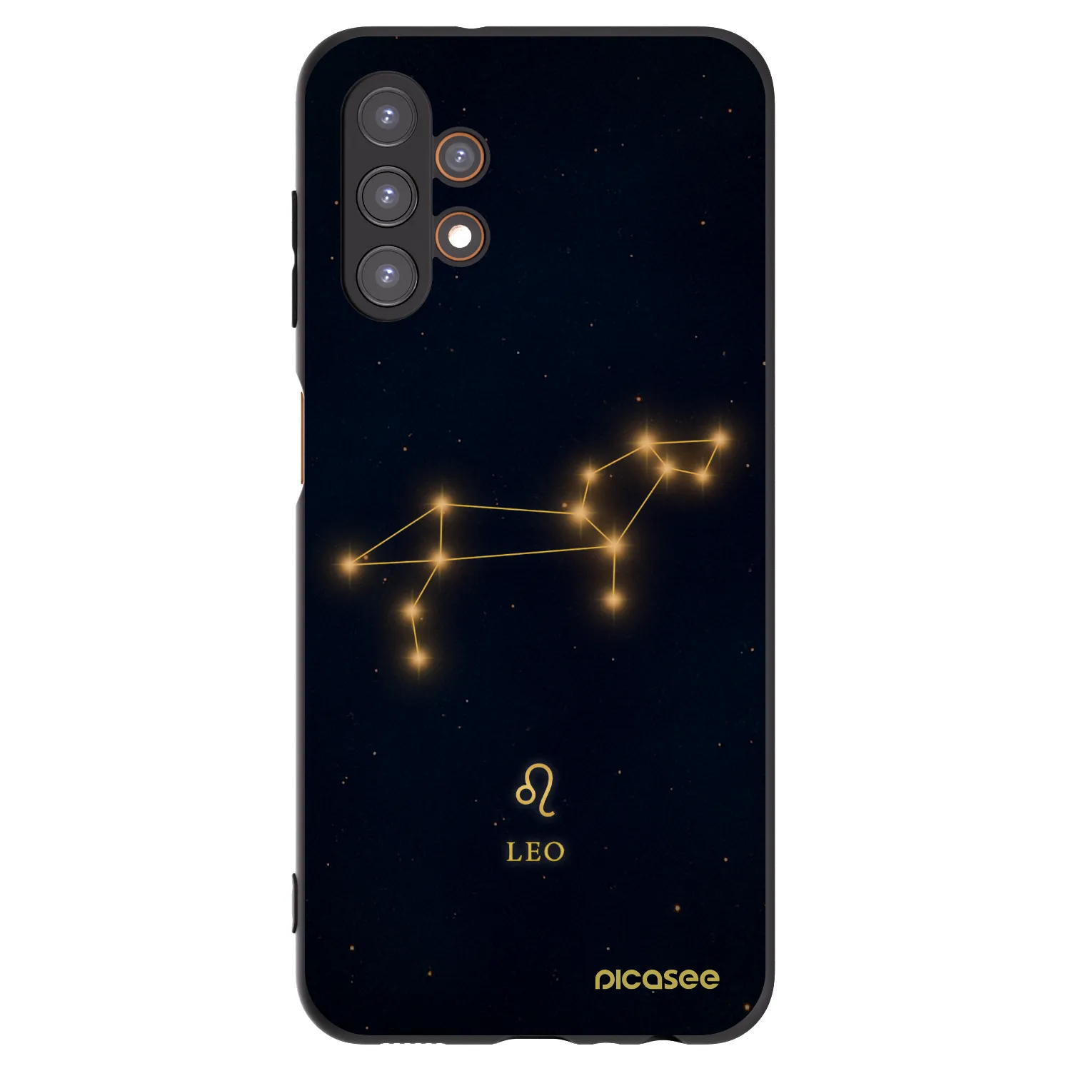 Picasee Samsung Galaxy A13 4G A135 Hülle - Schwarzes Silikon - LEO