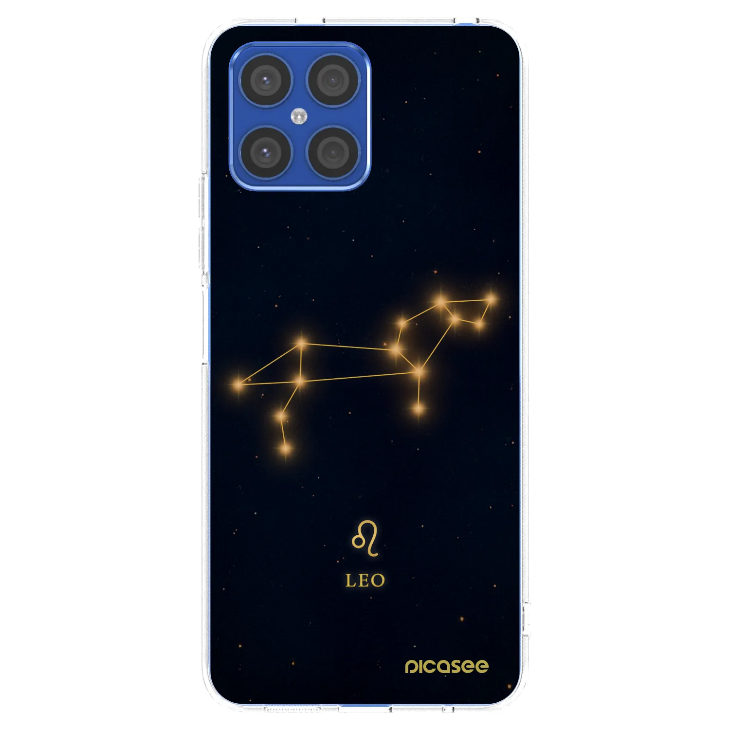 Picasee Honor X8 4G Hülle - Transparentes Silikon - LEO