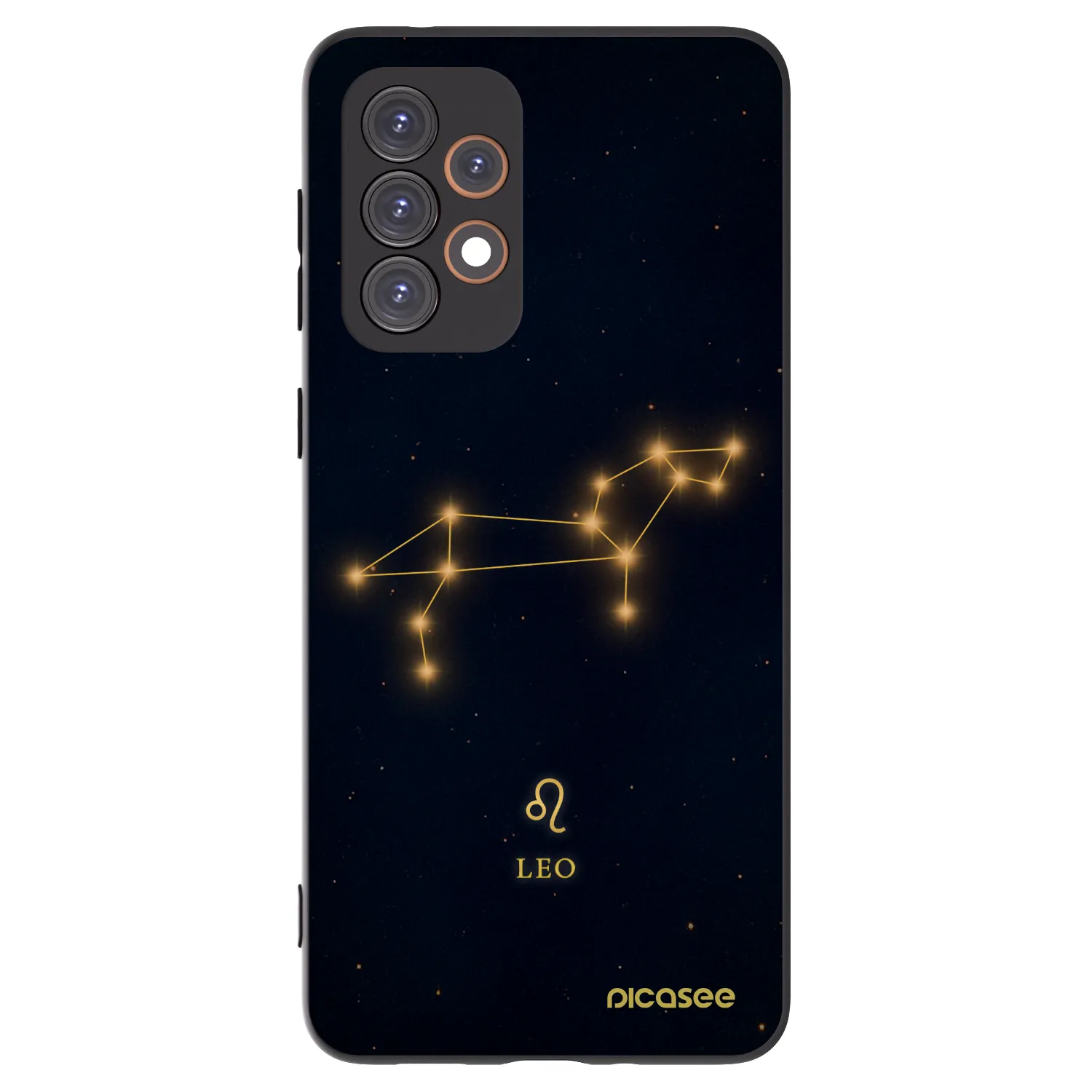 Picasee Samsung Galaxy A33 5G A336 Hülle - Schwarzes Silikon - LEO