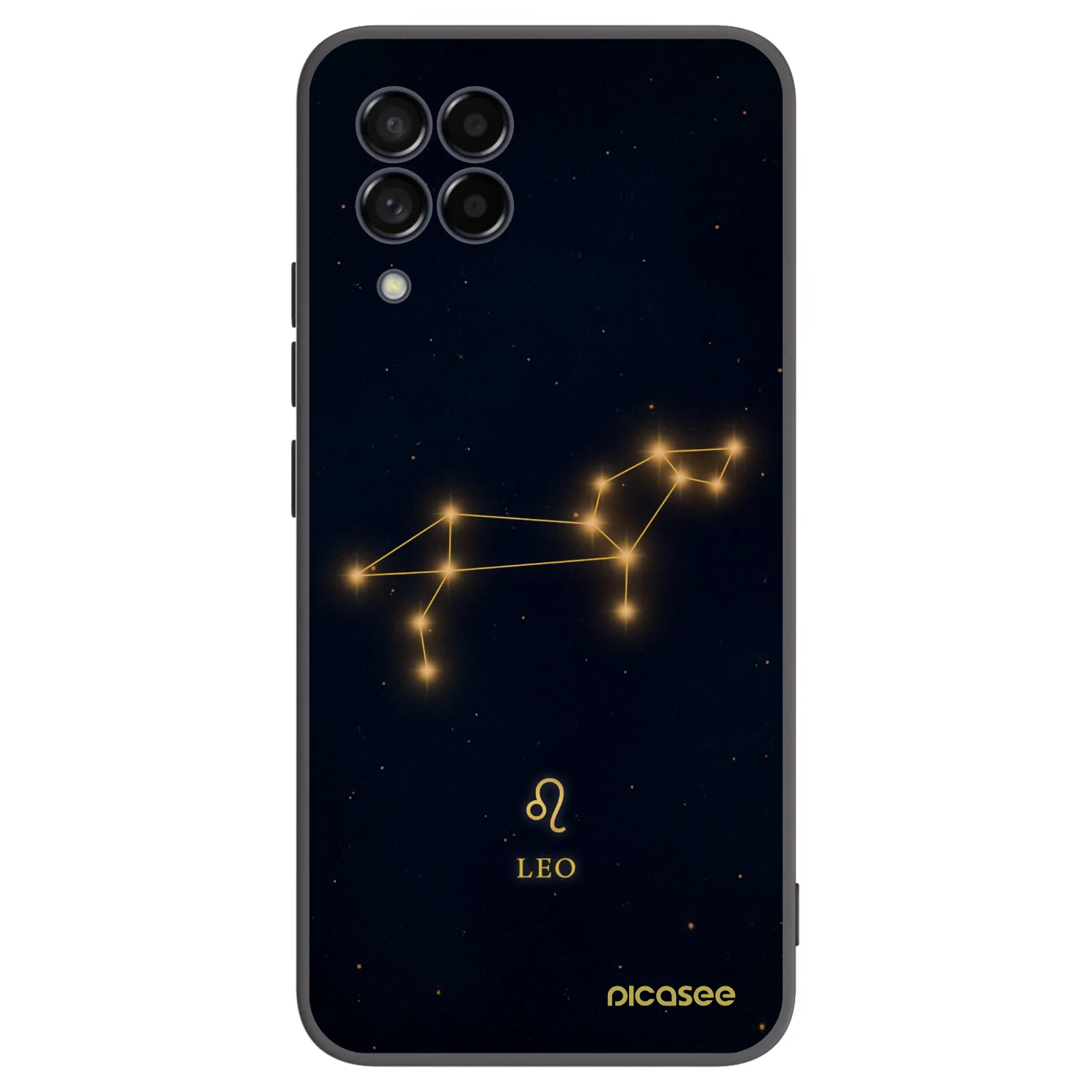 Picasee Samsung Galaxy M53 5G Hülle - Schwarzes Silikon - LEO