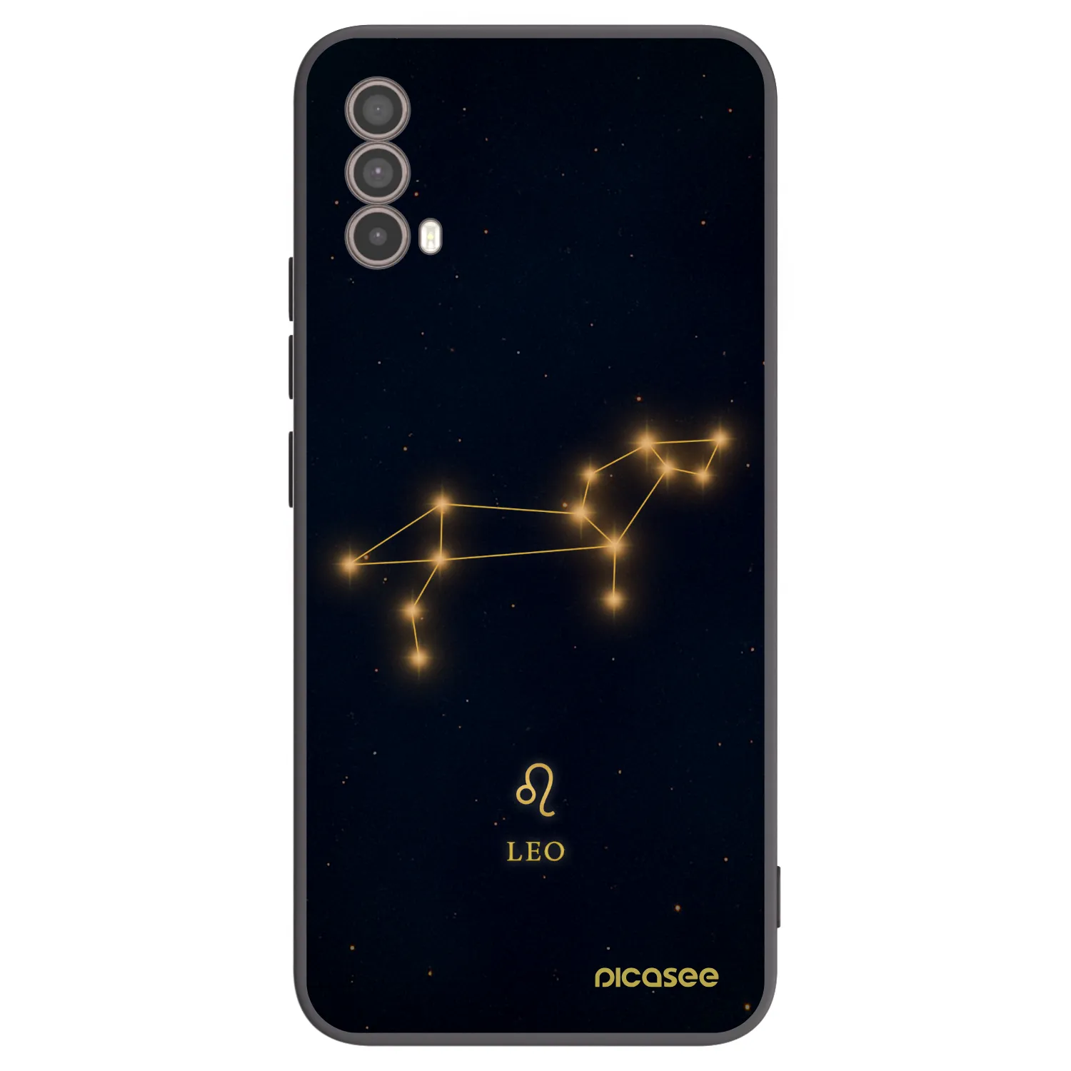 Picasee Motorola Moto E40 Hülle - Schwarzes Silikon - LEO