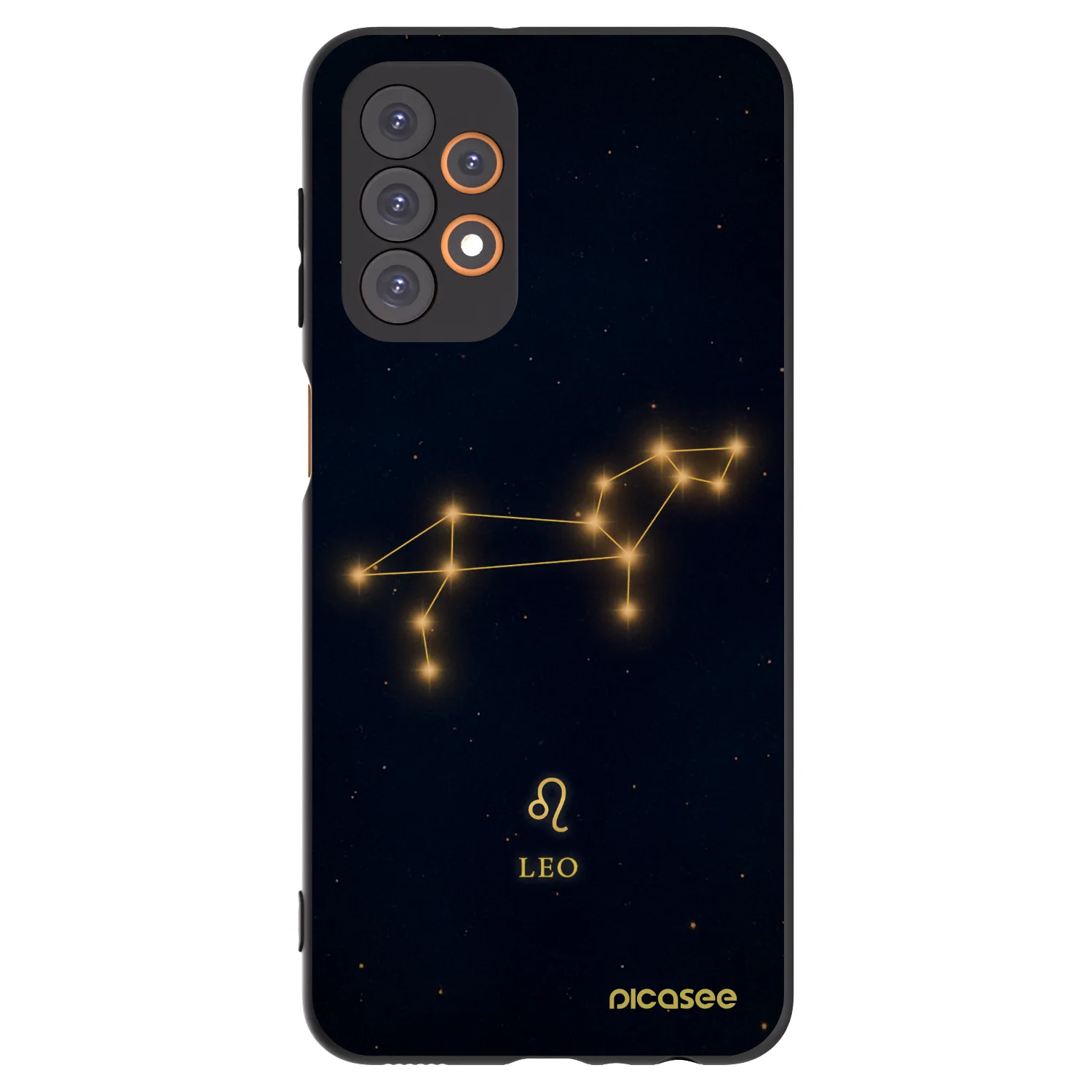 Picasee Samsung Galaxy A23 A235F 4G Hülle - Schwarzes Silikon - LEO