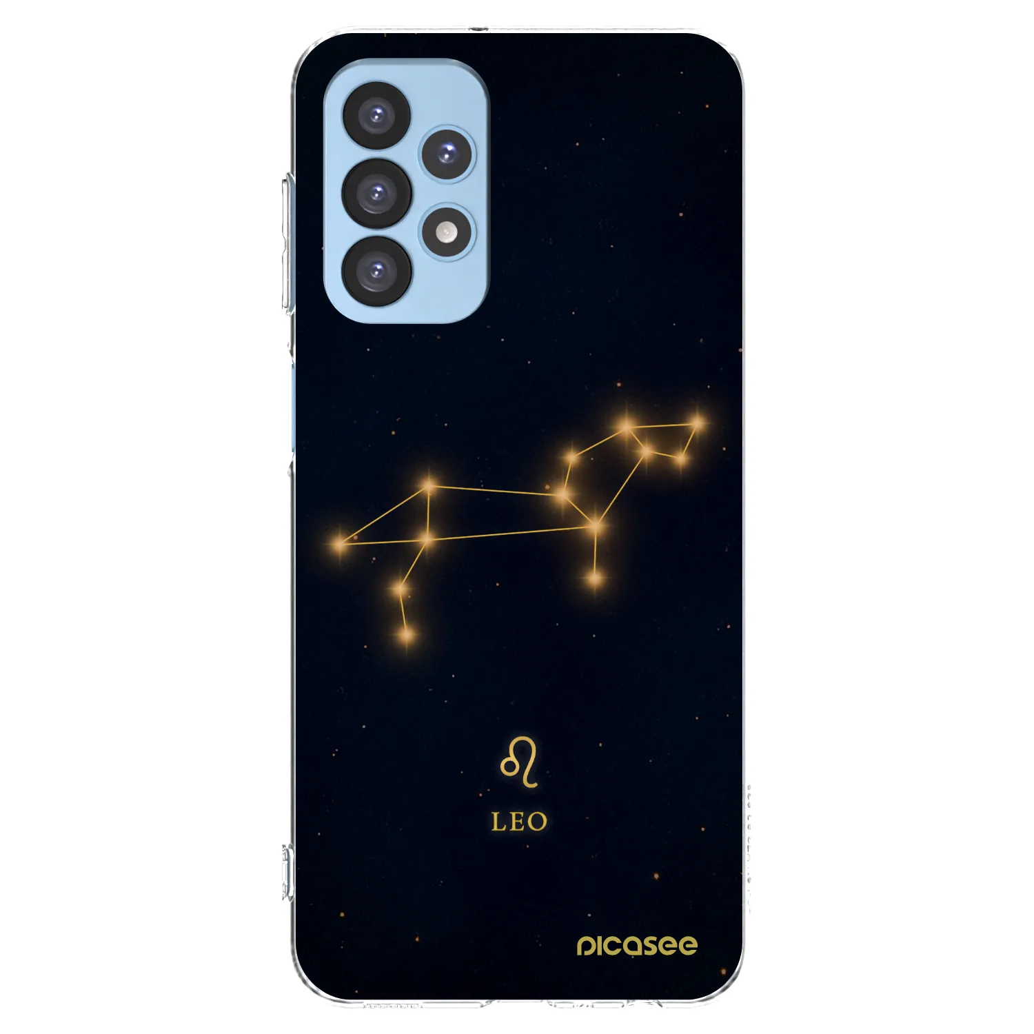 Picasee Samsung Galaxy A23 A235F 4G Hülle - Transparentes Silikon - LEO