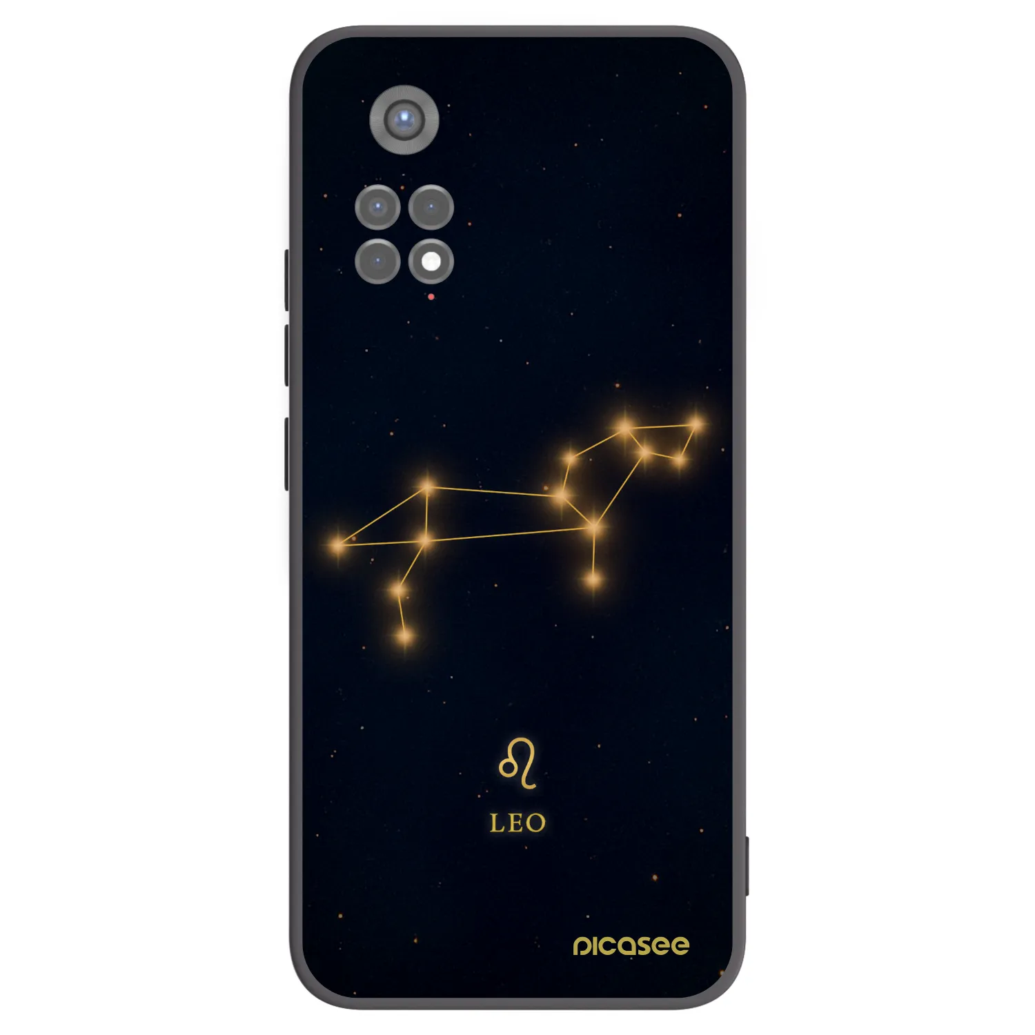 Picasee Xiaomi Redmi Note 11S 5G Hülle - Schwarzes Silikon - LEO