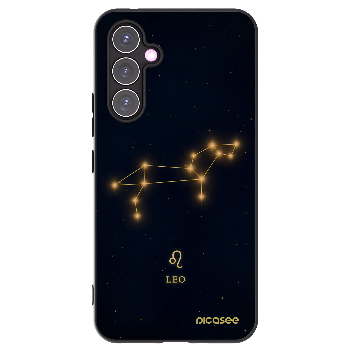 Picasee Samsung Galaxy A54 5G A546B Hülle - Schwarzes Silikon - LEO