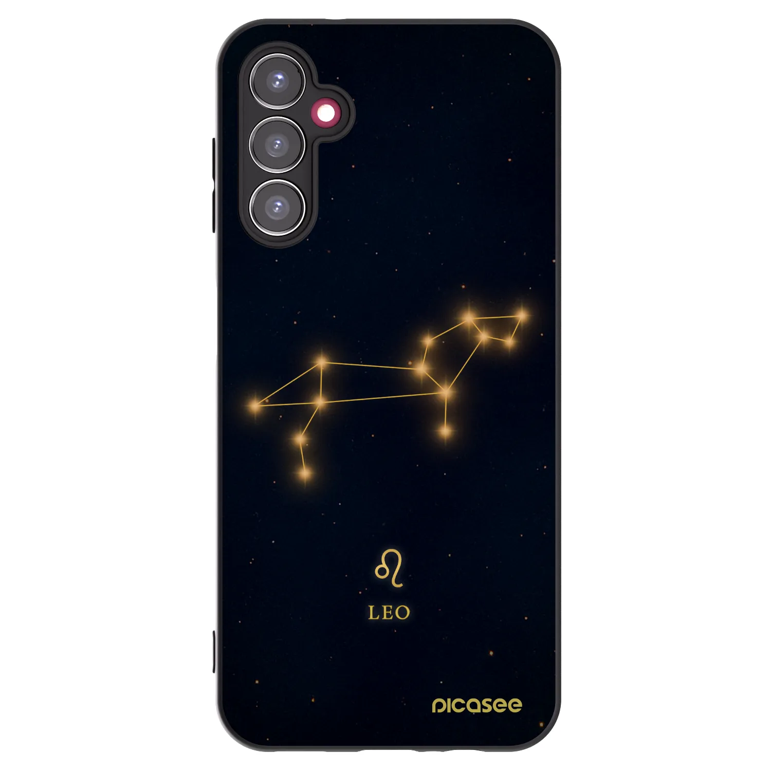 Picasee Samsung Galaxy A14 4G A145R Hülle - Schwarzes Silikon - LEO