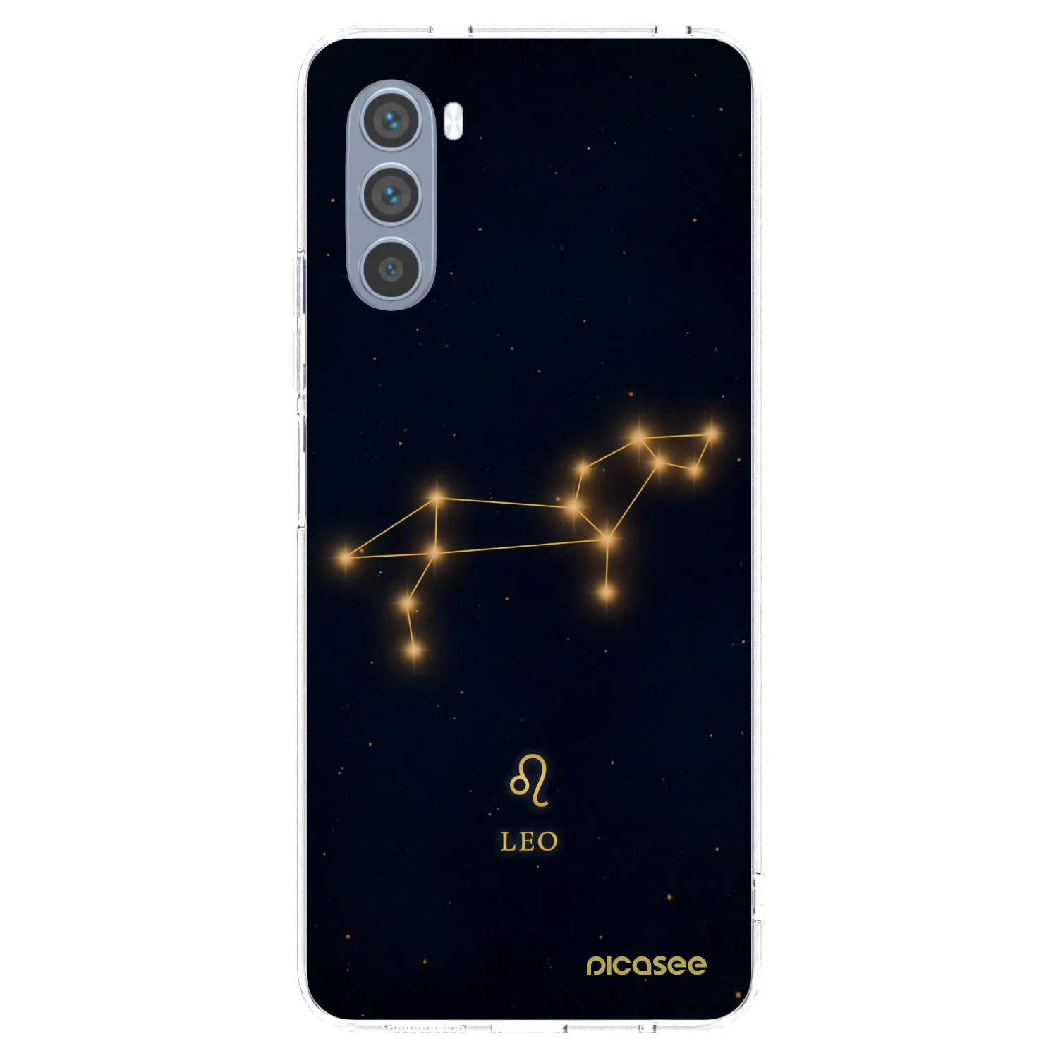 Picasee Motorola Moto G62 Hülle - Transparentes Silikon - LEO