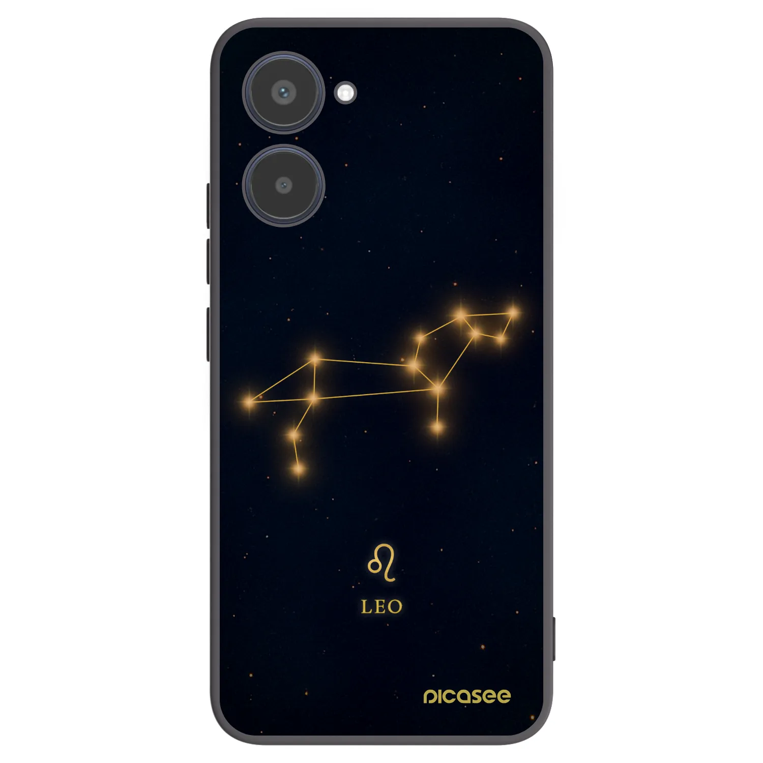 Picasee Realme 10 4G Hülle - Schwarzes Silikon - LEO