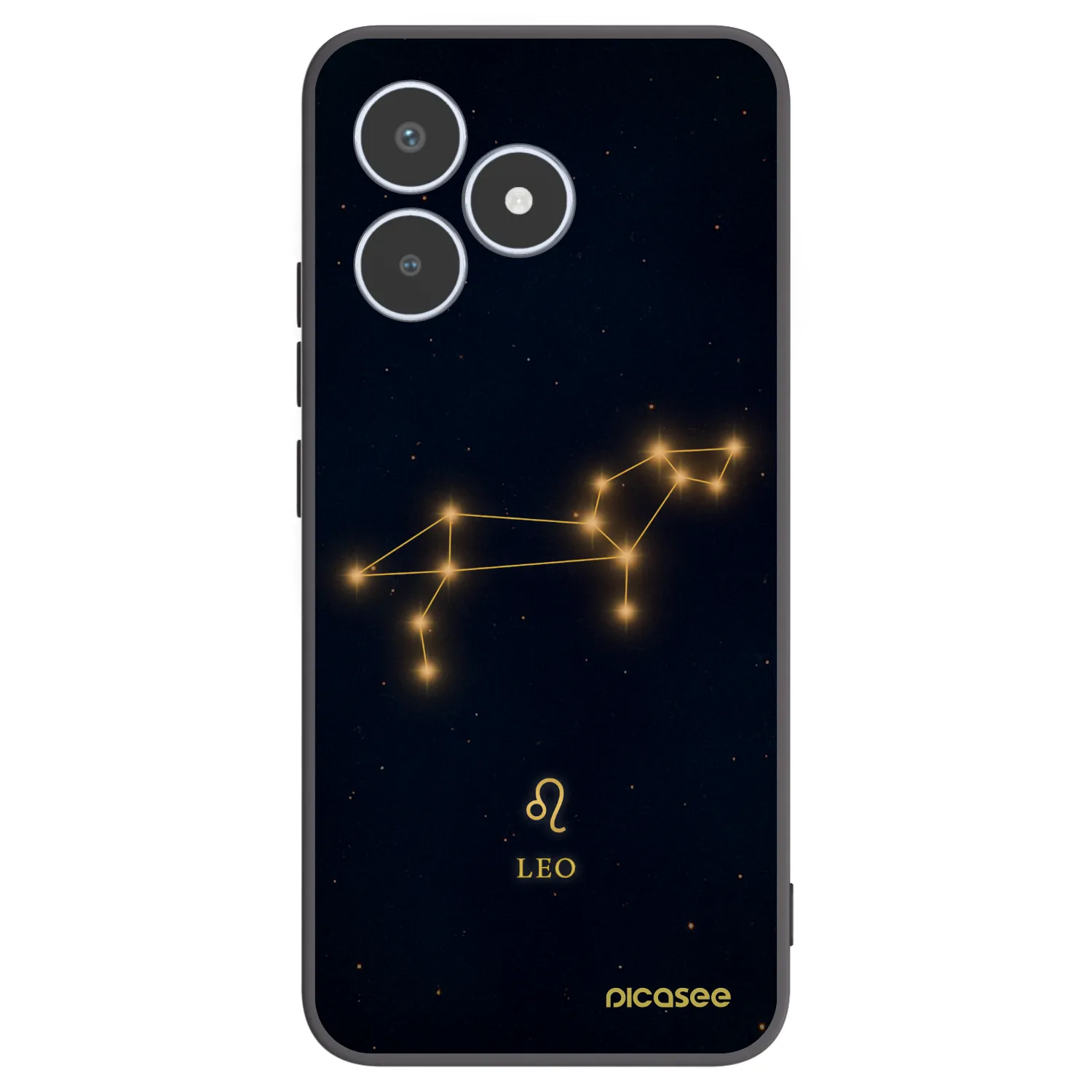 Picasee Realme C53 Hülle - Schwarzes Silikon - LEO
