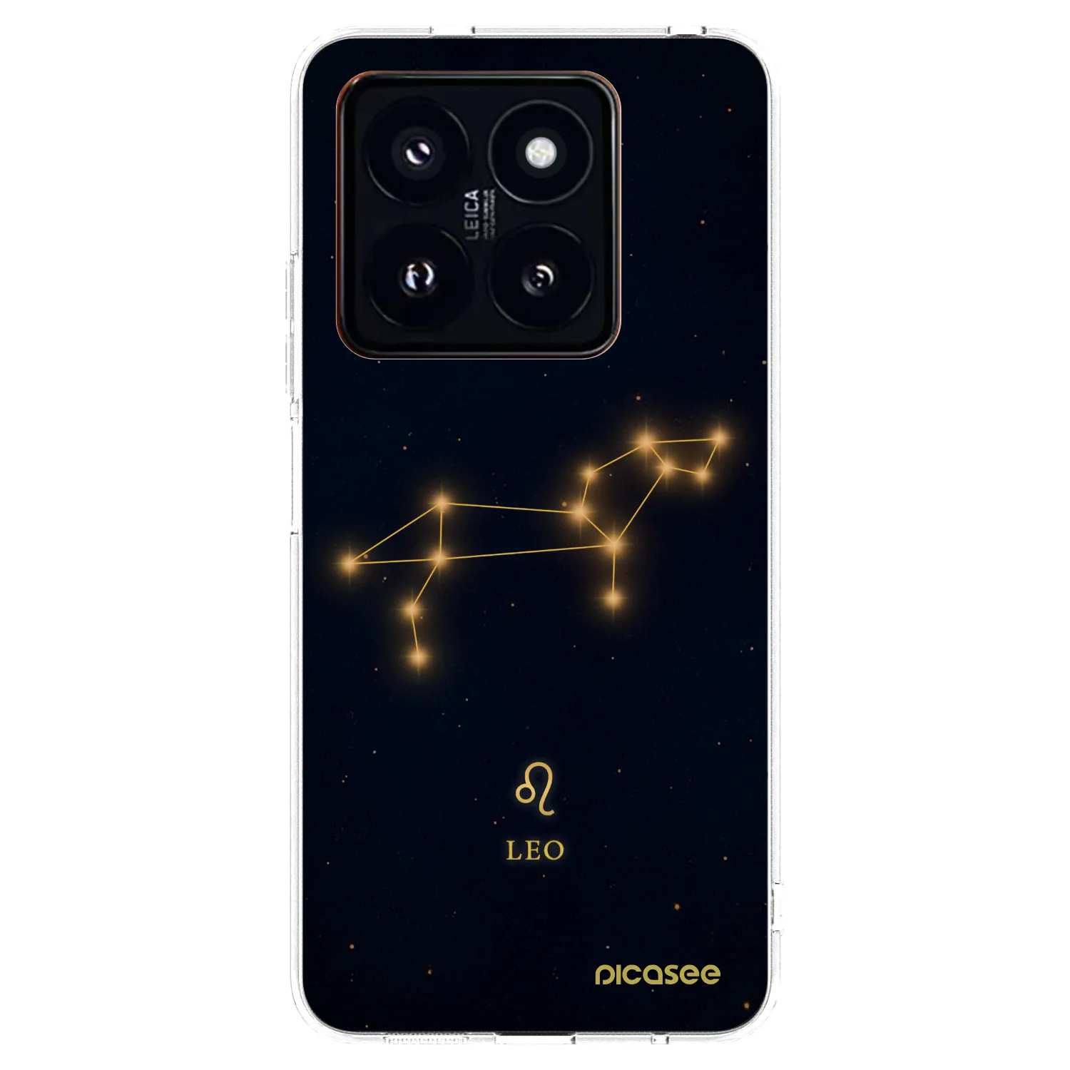 Picasee Xiaomi 14 Pro Hülle - Transparentes Silikon - LEO