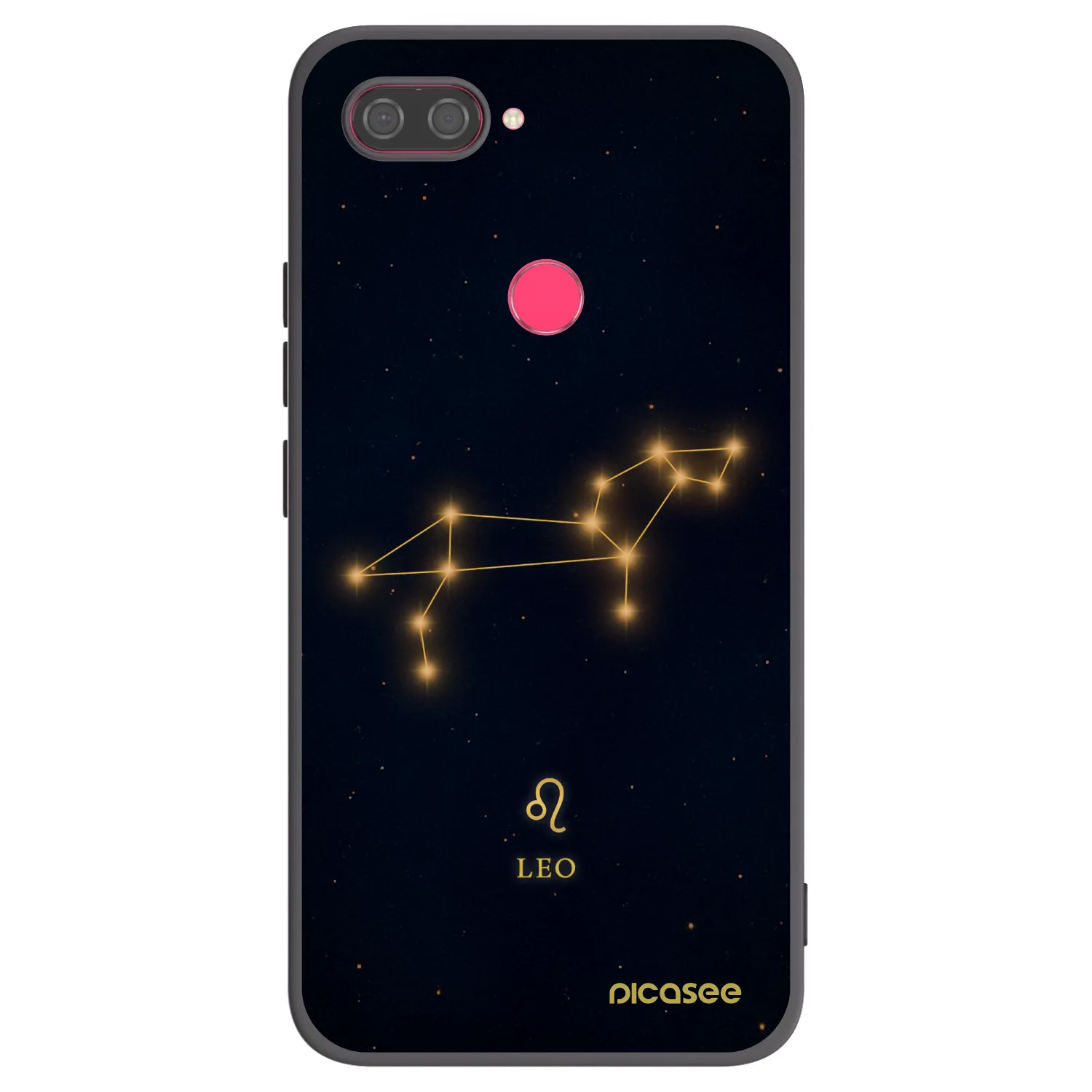 Picasee Xiaomi Mi 8 Lite Hülle - Schwarzes Silikon - LEO