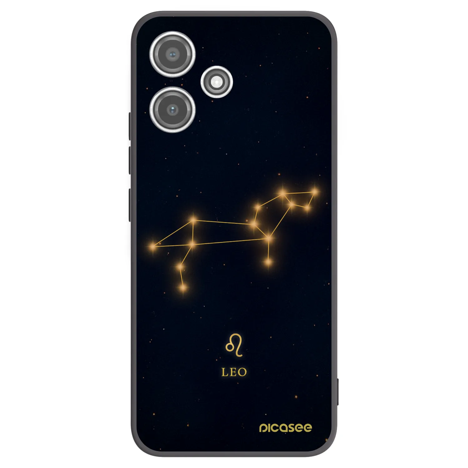 Picasee Xiaomi Redmi 12 5G Hülle - Schwarzes Silikon - LEO