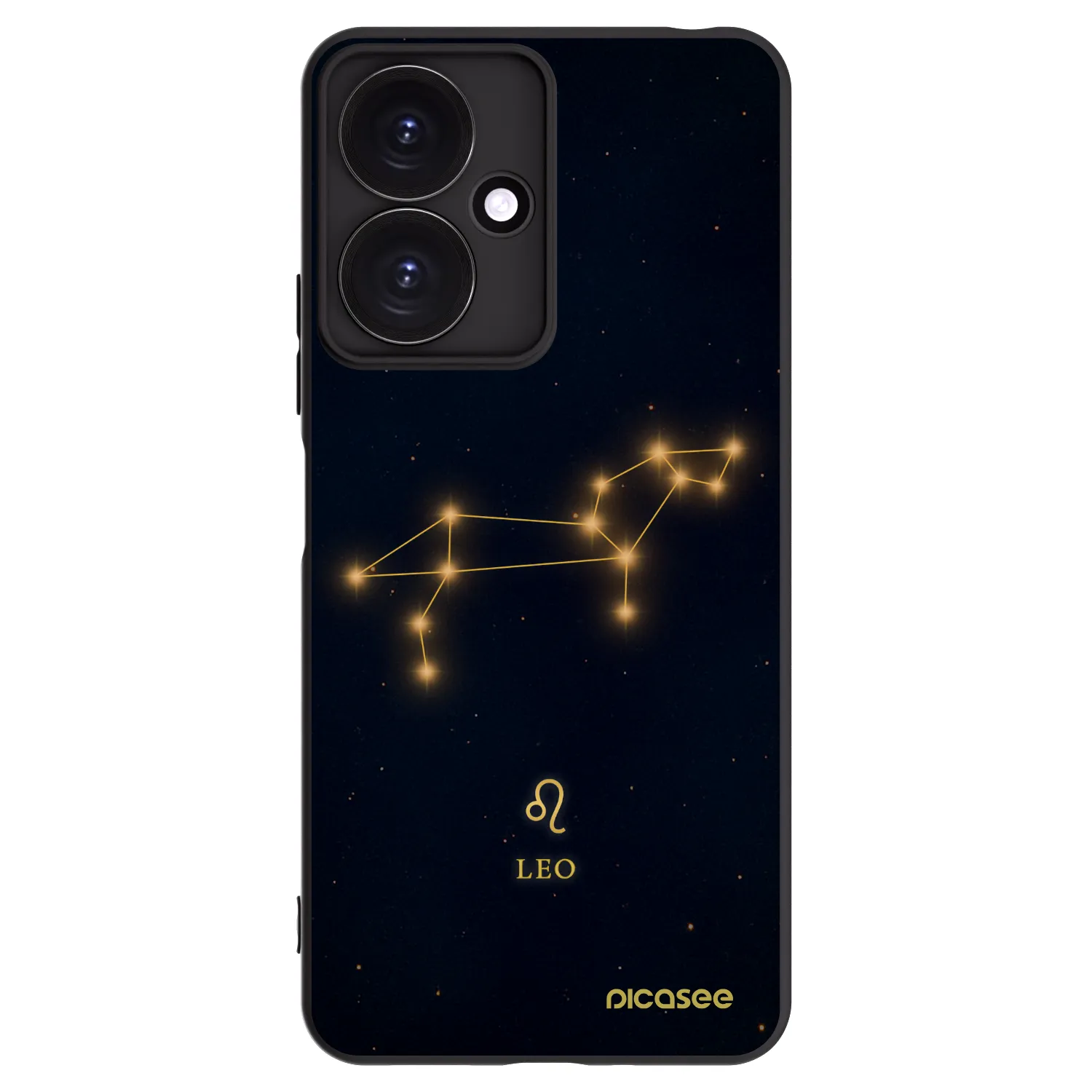 Picasee Xiaomi Redmi 13C 5G Hülle - Schwarzes Silikon - LEO