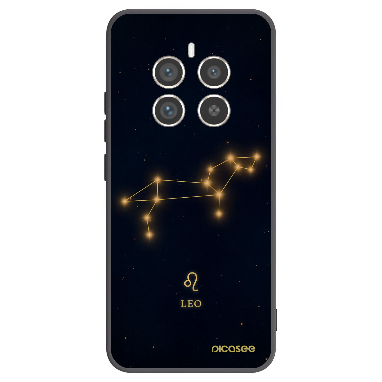 Picasee Realme 12 Pro 5G Hülle - Schwarzes Silikon - LEO