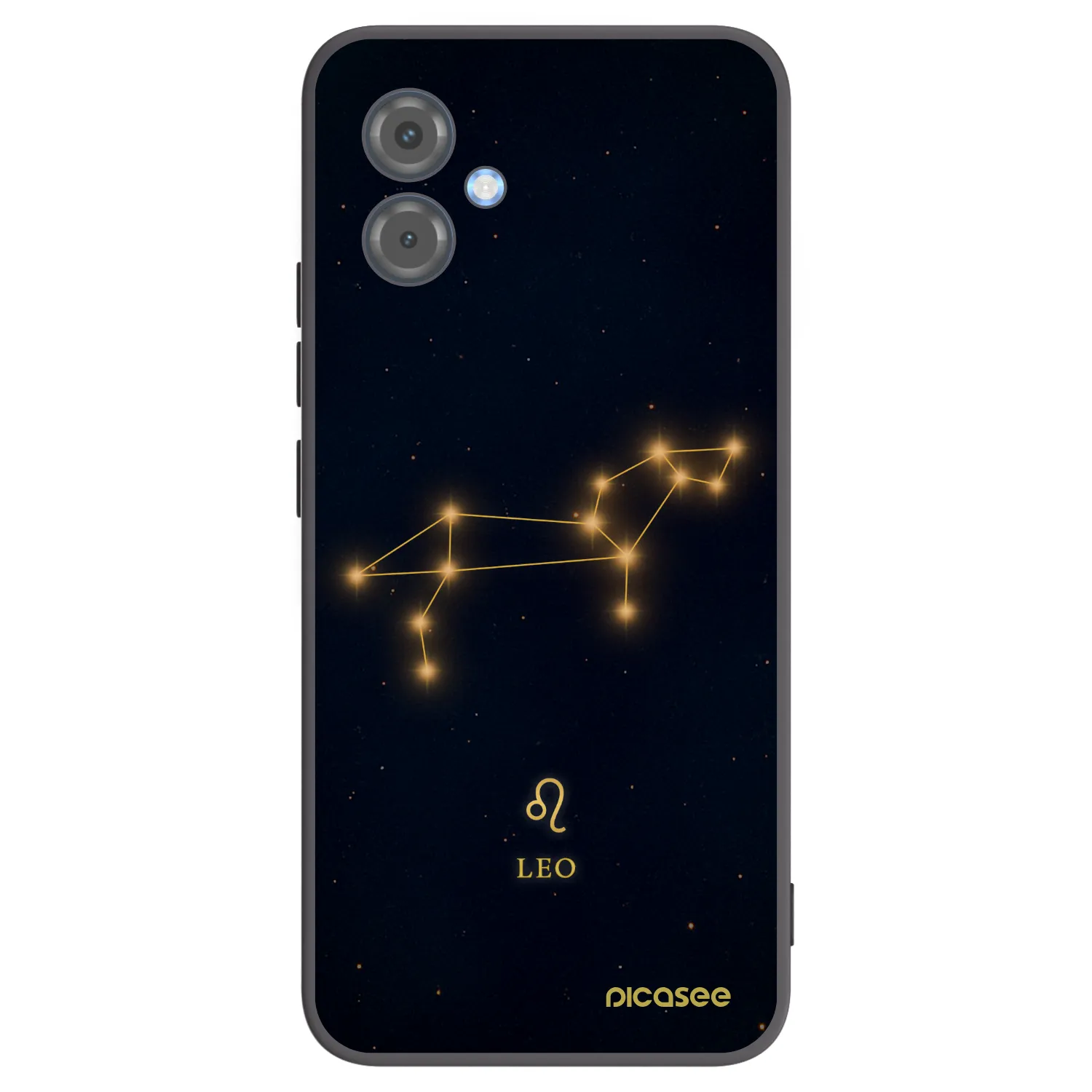 Picasee Motorola Moto G14 Hülle - Schwarzes Silikon - LEO