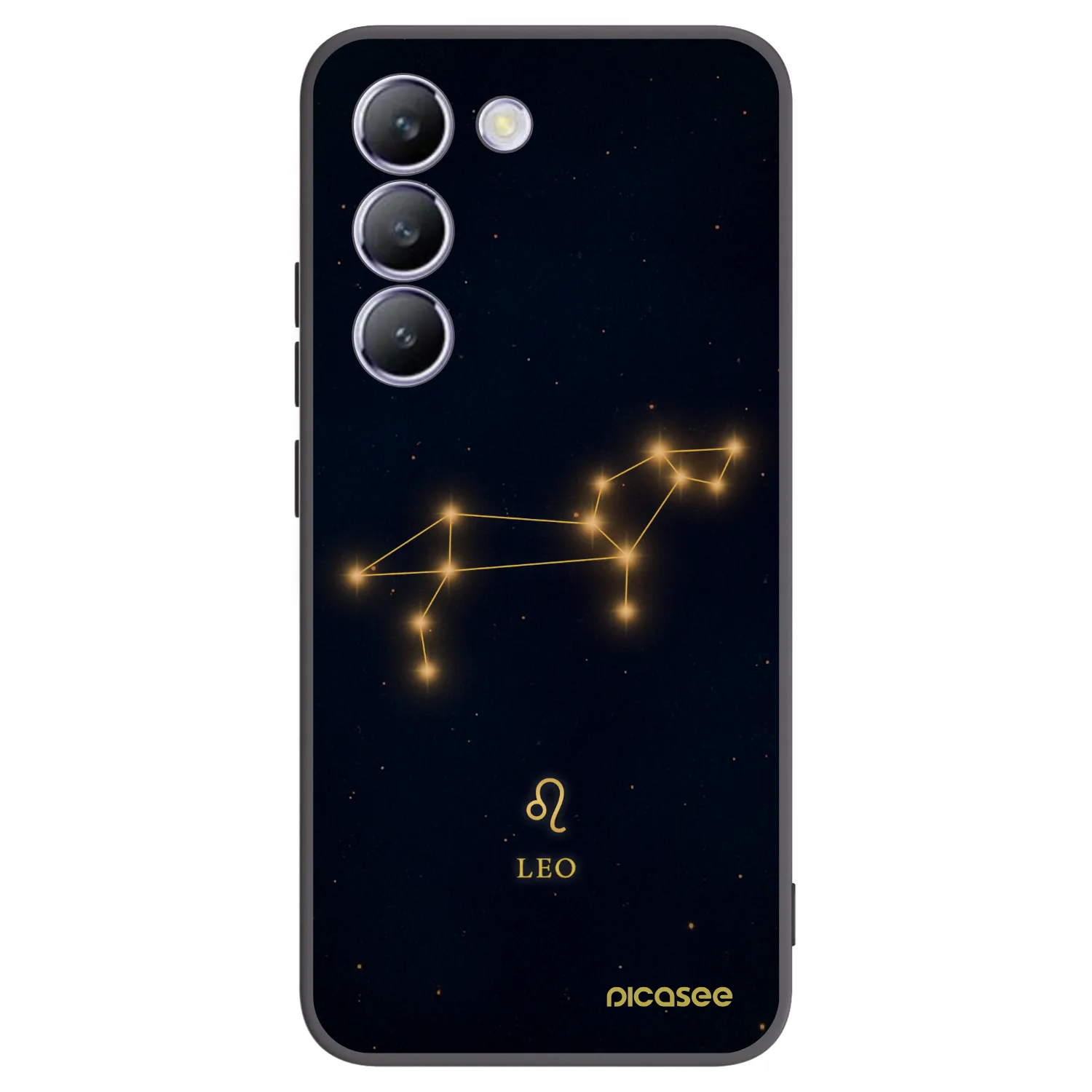 Picasee Vivo V40 SE 5G Hülle - Schwarzes Silikon - LEO