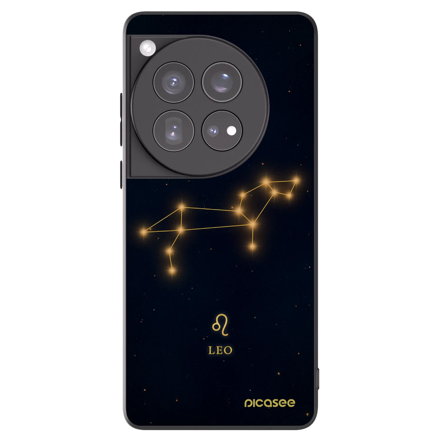 Picasee OnePlus 12 5G Hülle - Schwarzes Silikon - LEO