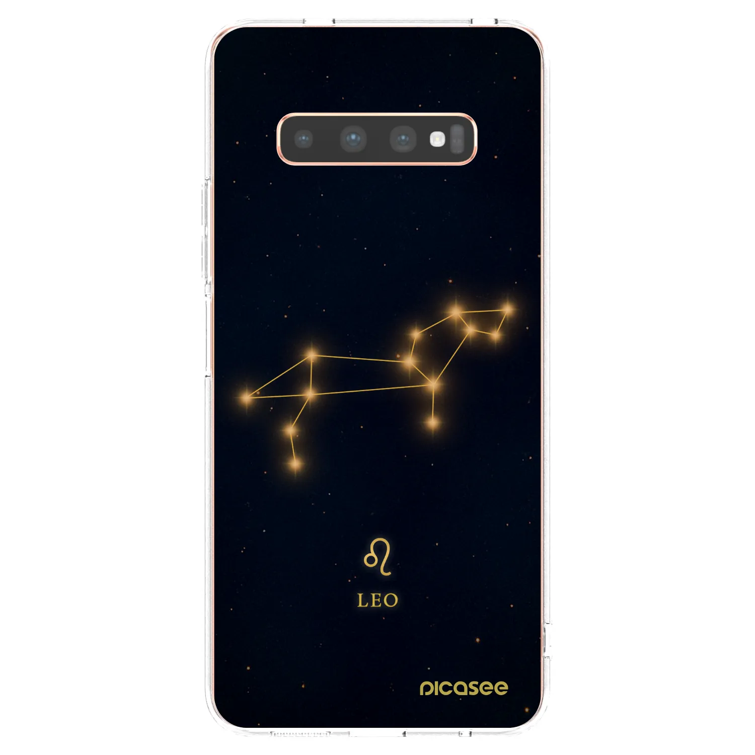 Picasee Samsung Galaxy S10 Plus G975 Hülle - Transparentes Silikon - LEO