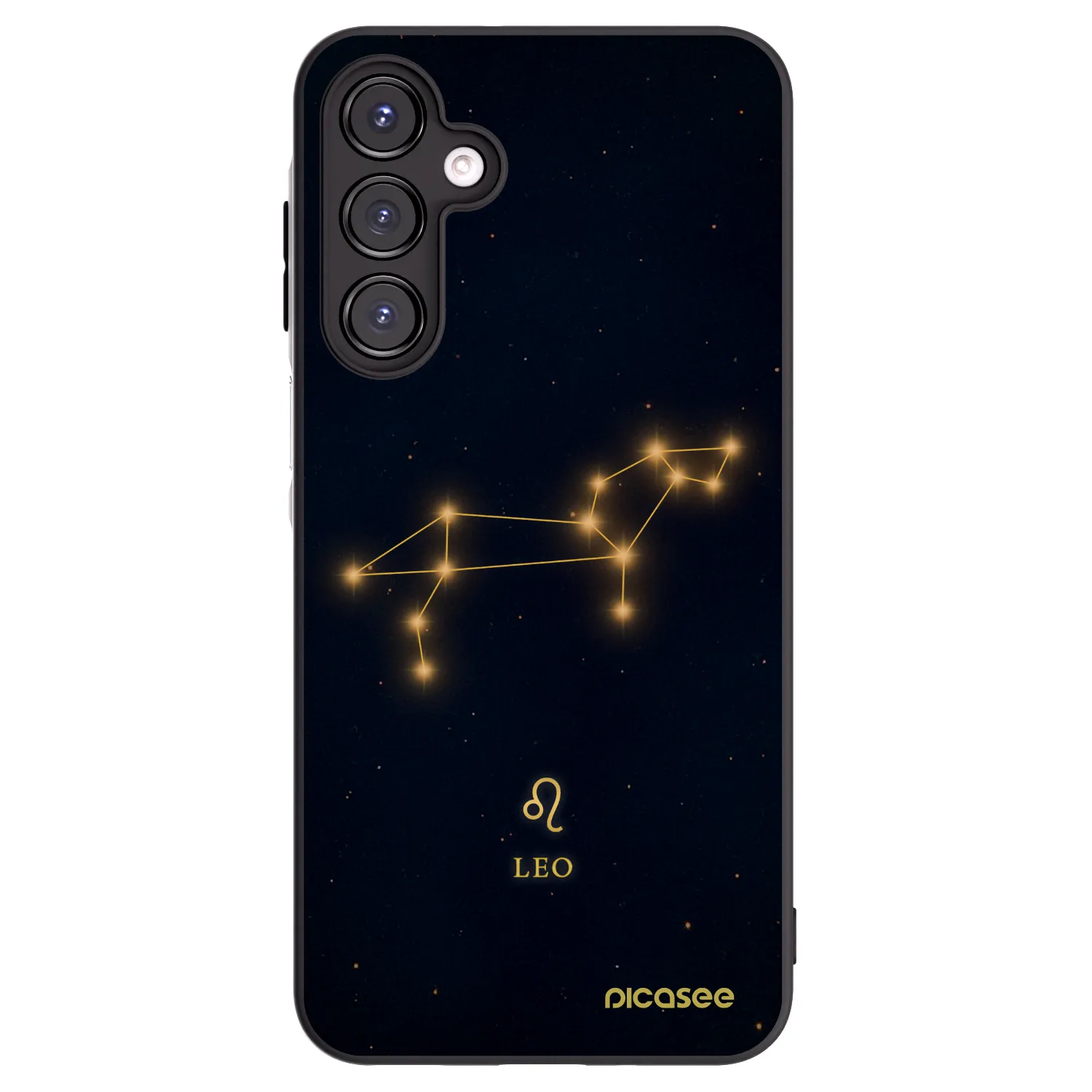 Picasee Samsung Galaxy A16 5G Hülle - Schwarzes Silikon - LEO